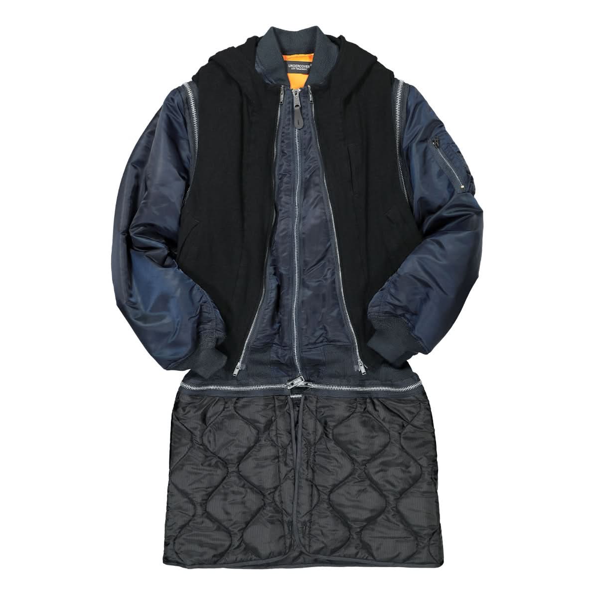 Undercover Coat Blue Detail view 1 | Gate