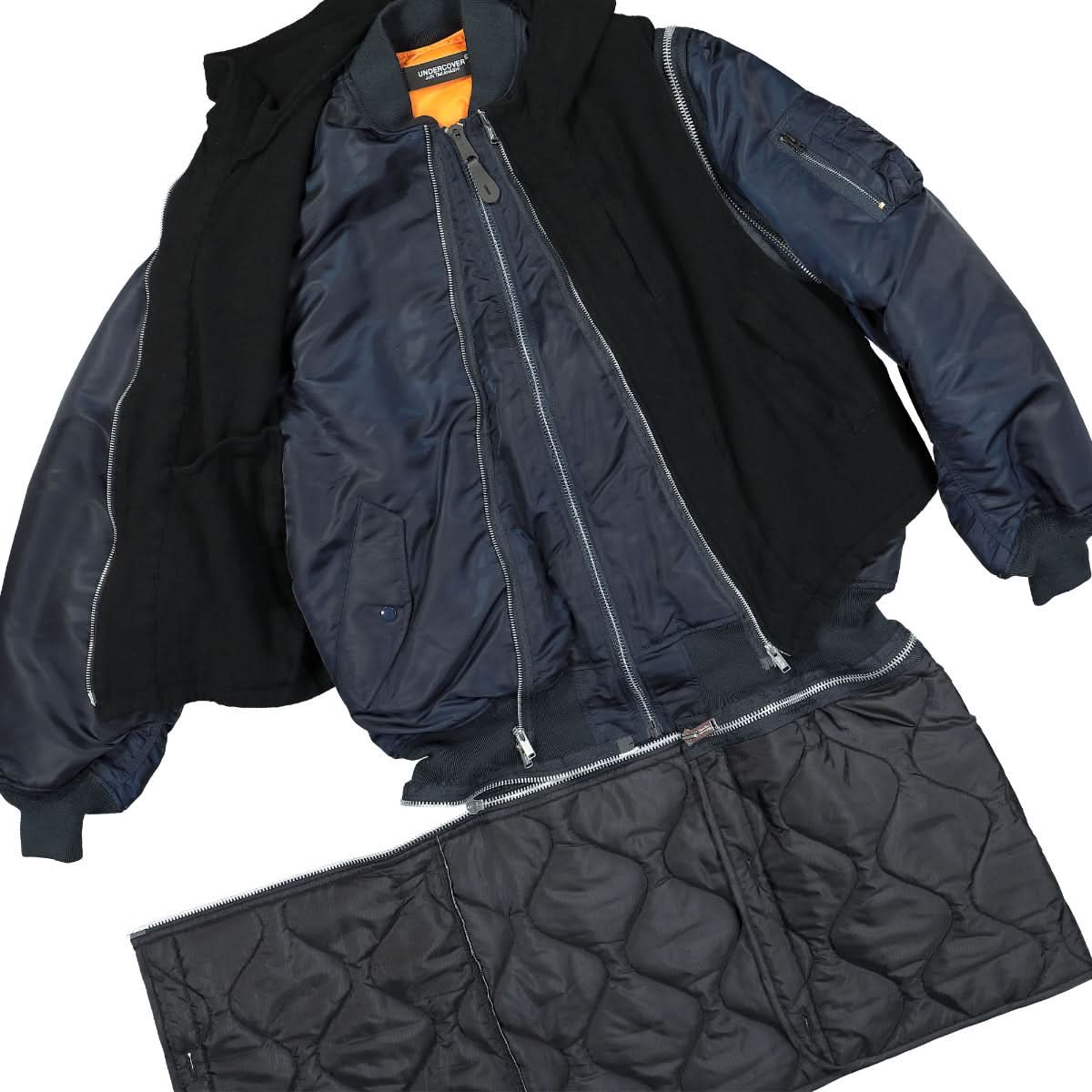 Undercover Coat Blue Detail view 2 | Gate