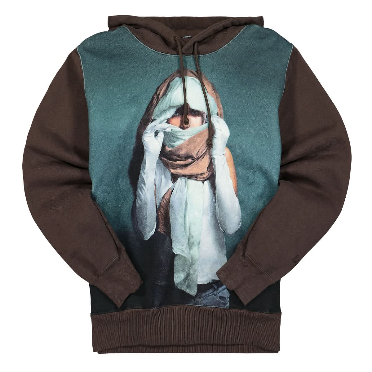 Undercover Hoodie Brown,Green Detail view 1 | Gate