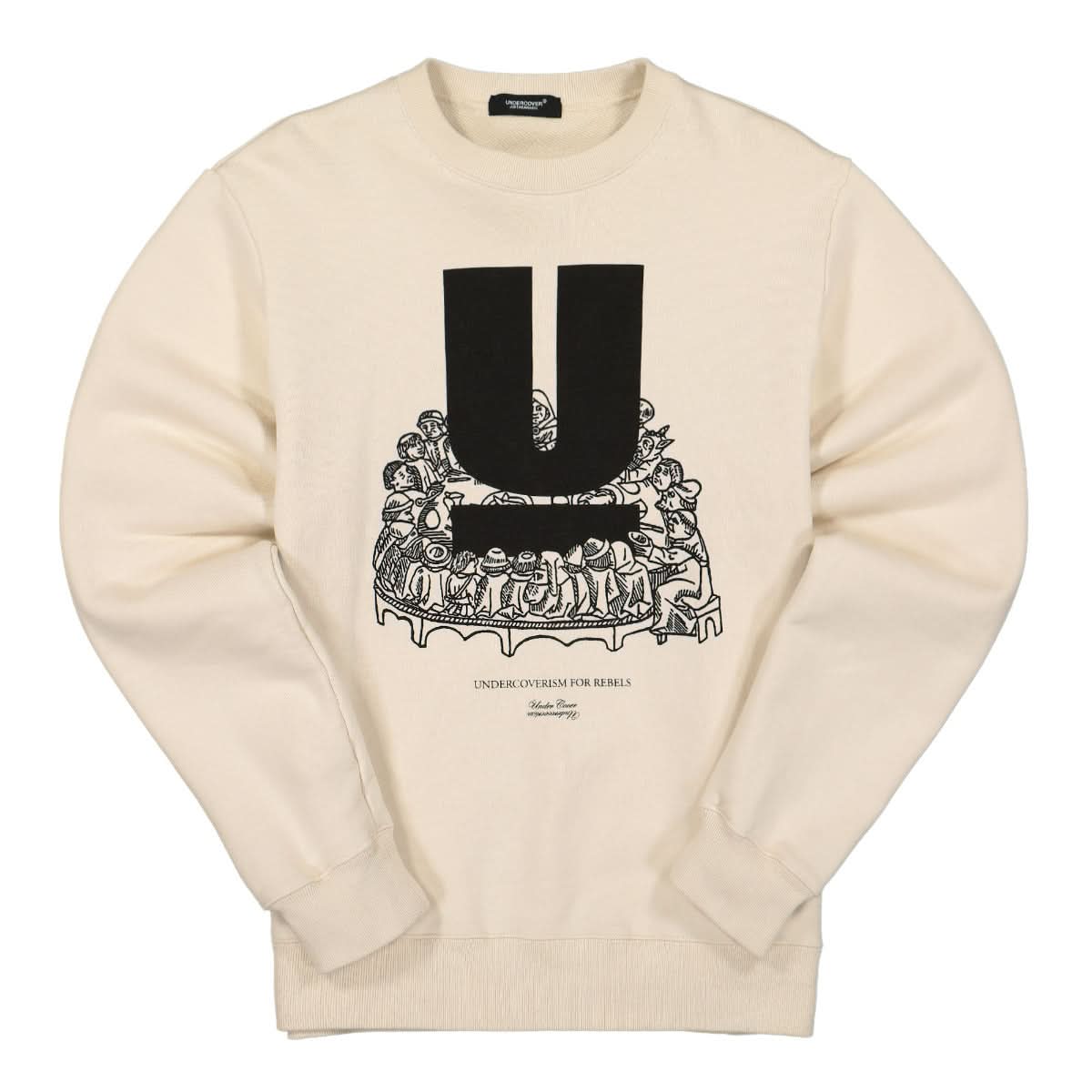 Undercover Sweat Shirt Beige Detail view 1 | Gate