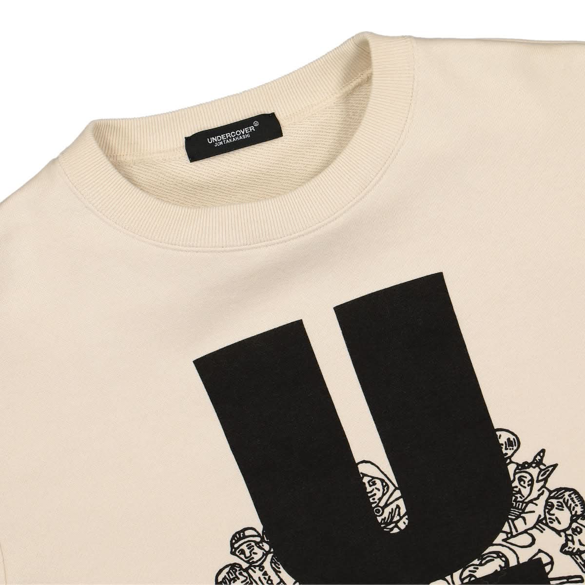 Undercover Sweat Shirt Beige Detail view 3 | Gate