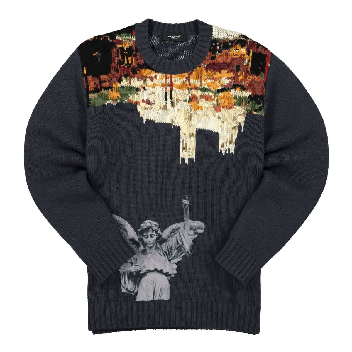 Undercover Knit Sweater Multicolor Detail view 1 | Gate