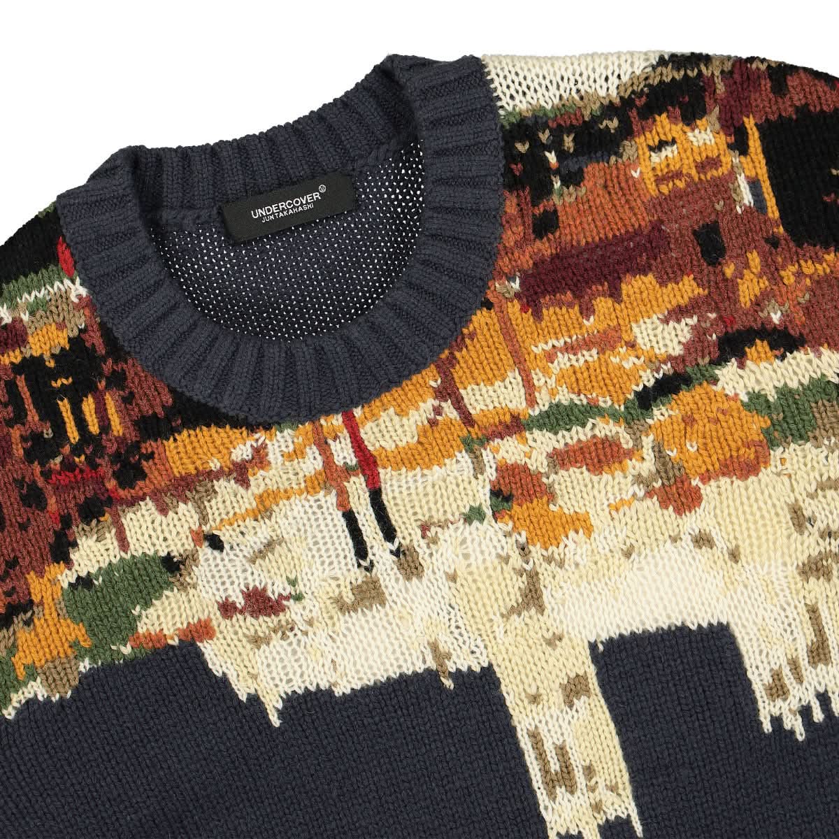Undercover Knit Sweater Multicolor Detail view 3 | Gate