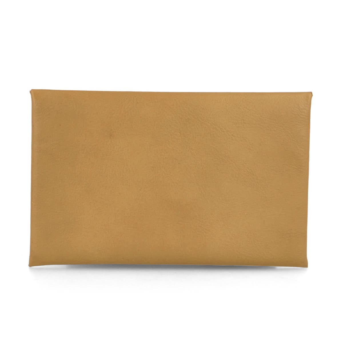 VETEMENTS Envelope Leather Wallet Brown Detail view 4 | Gate