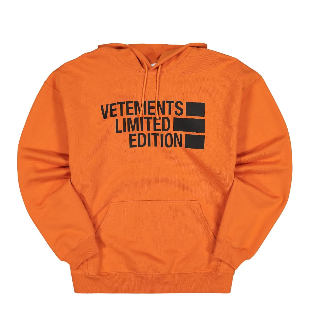 VETEMENTS Big Logo Limited Edition Hoodie Orange Detail view 2 | Gate
