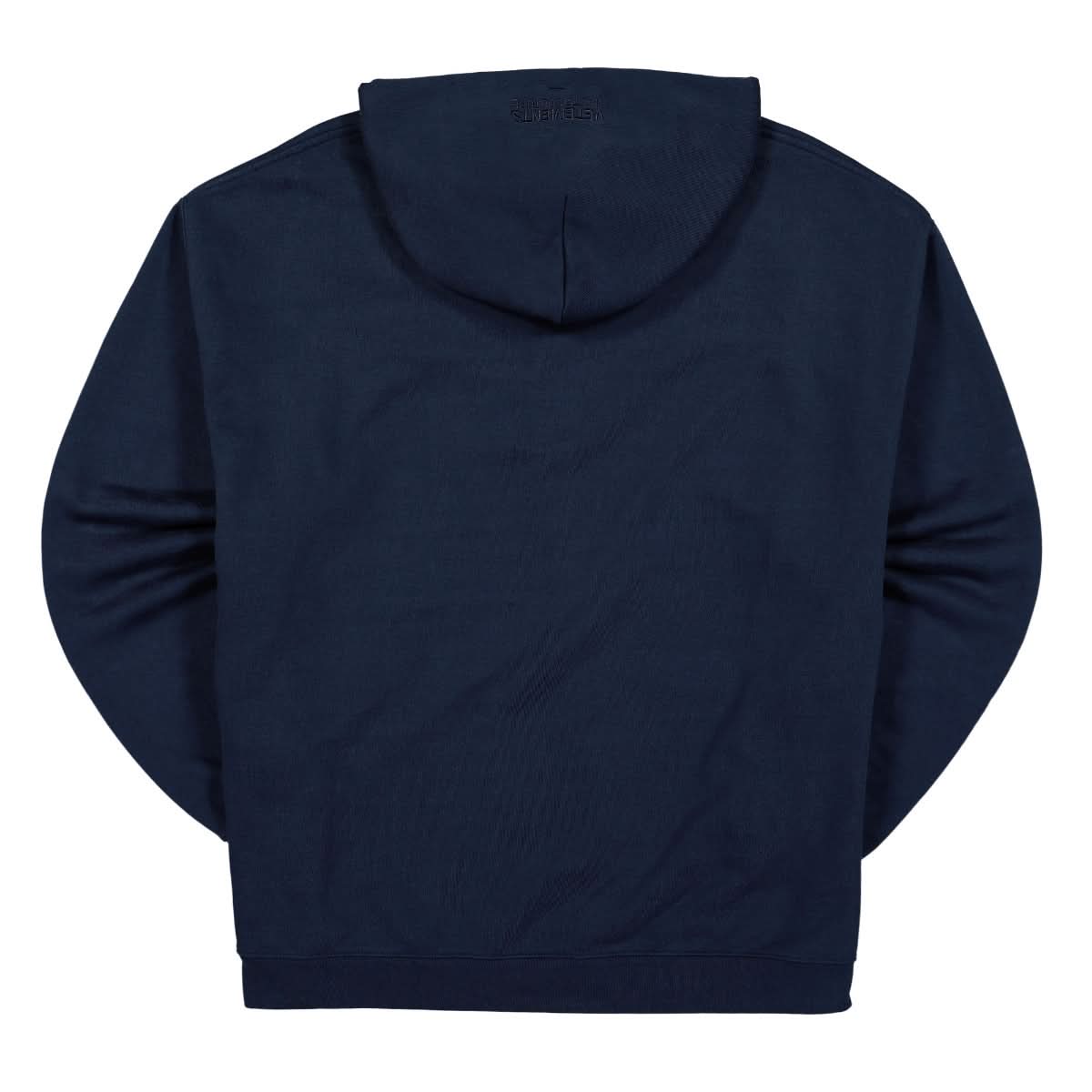 VETEMENTS Haute Couture Logo Hoodie Blue Detail view 2 | Gate