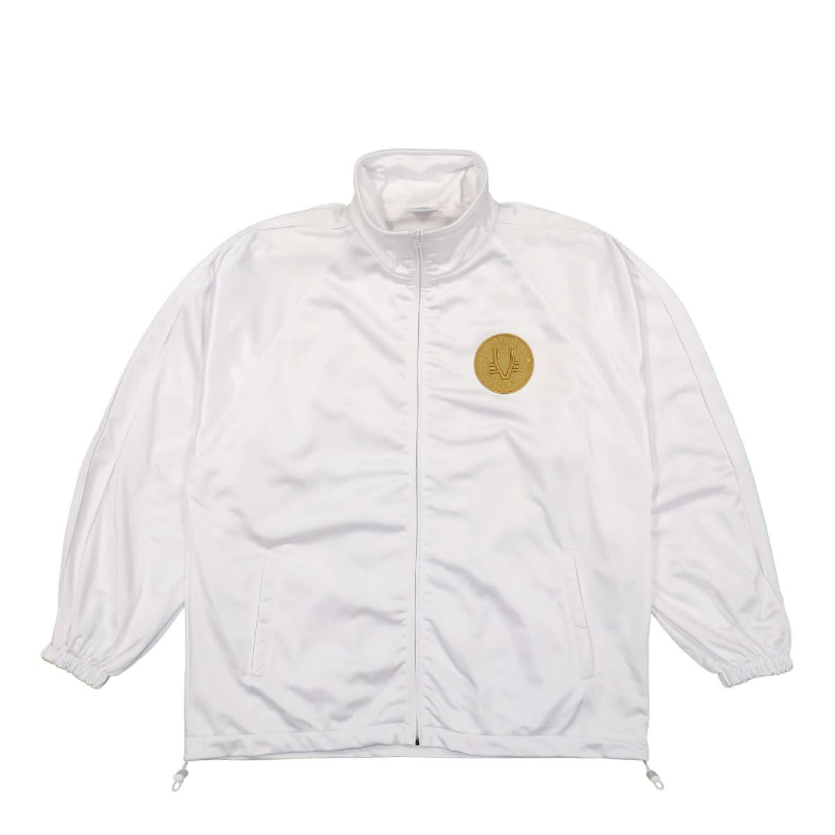 VETEMENTS Cryptocurrency Tracksuit Jacket White Detail view 4 | Gate