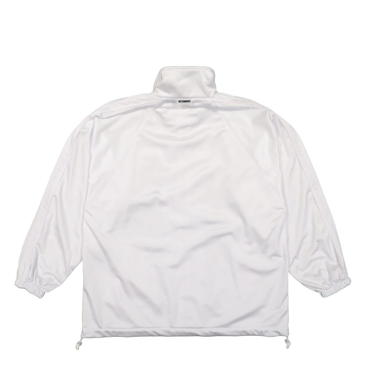 VETEMENTS Cryptocurrency Tracksuit Jacket White Detail view 4 | Gate
