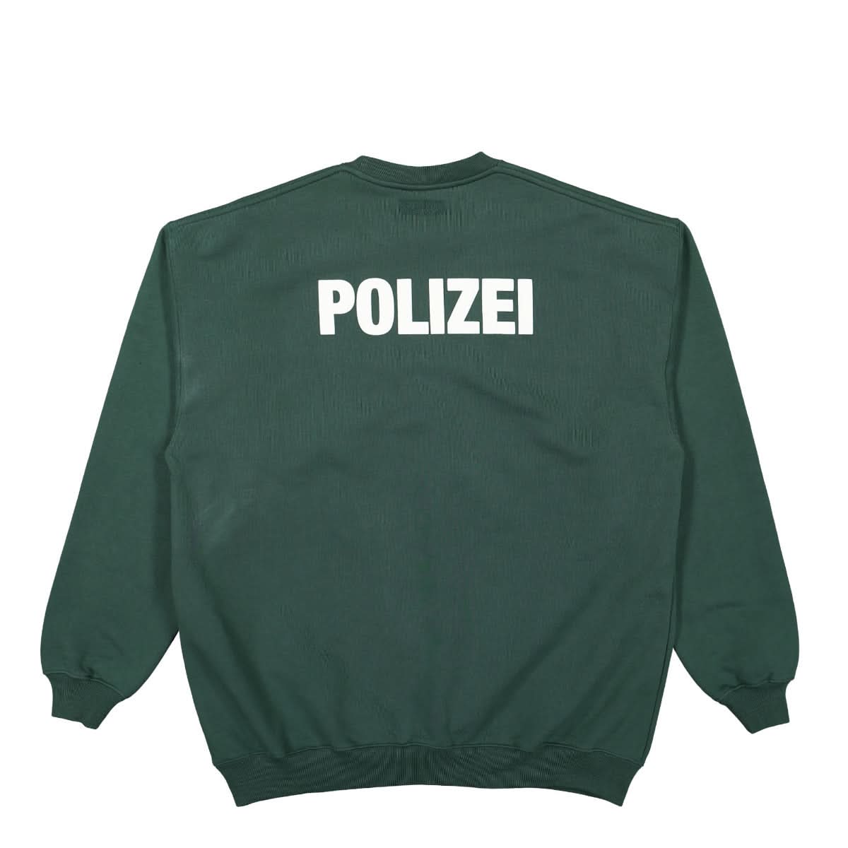 VETEMENTS Polizei Sweatshirt Green Detail view 2 | Gate