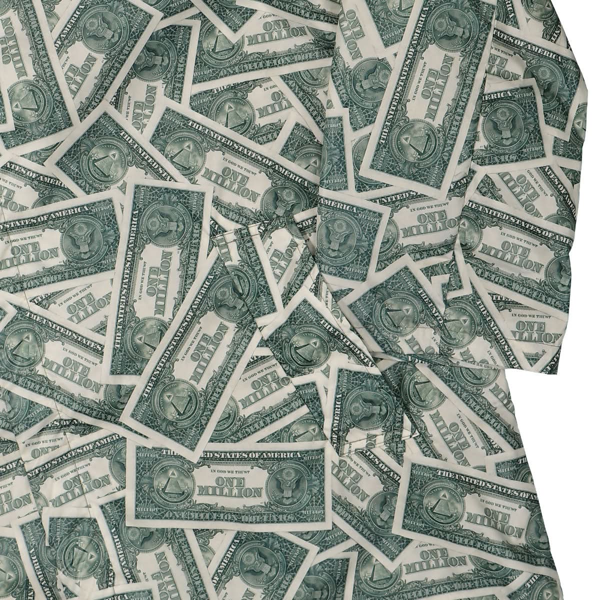 VETEMENTS Million Dollar Light Raincoat White,Green Detail view 4 | Gate