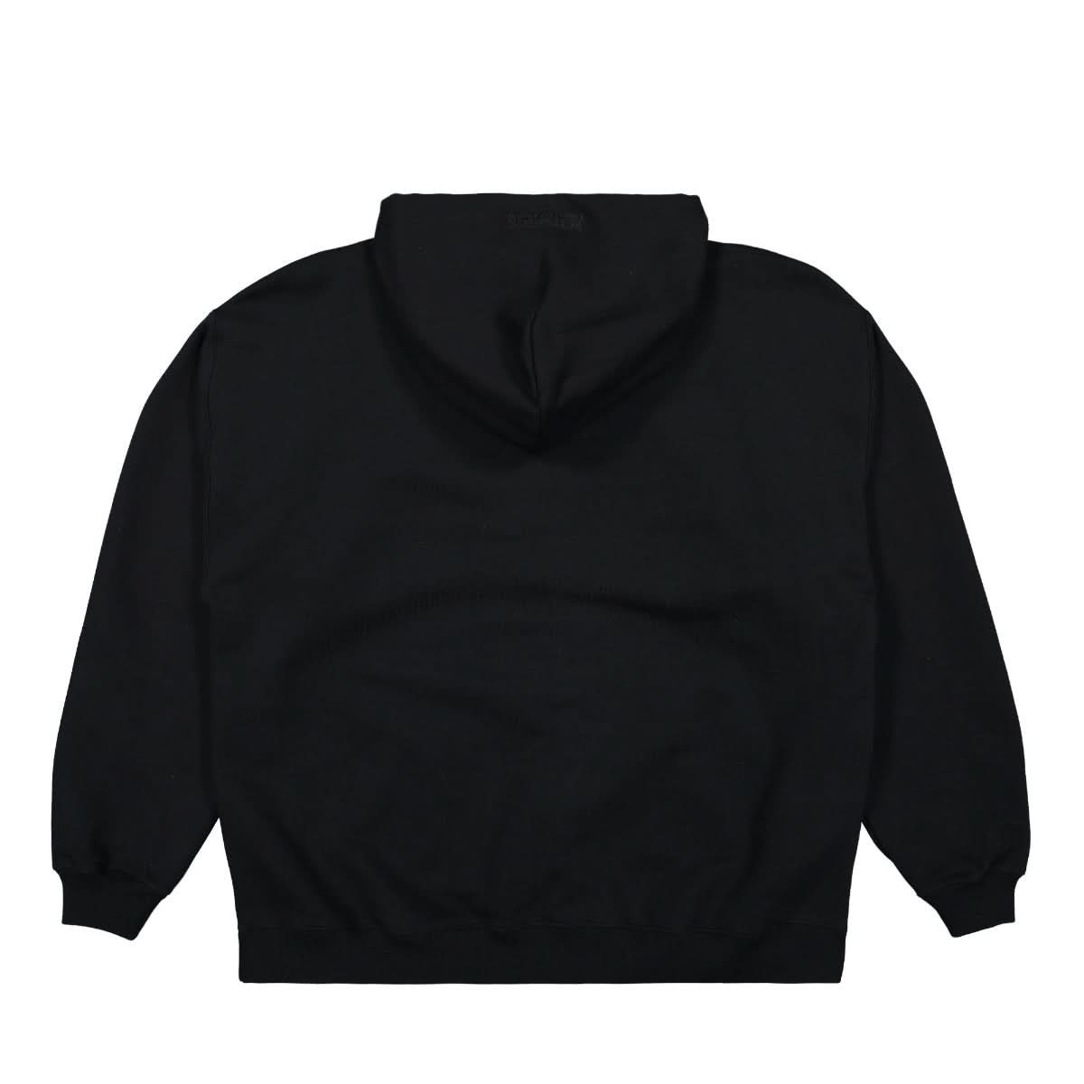 VETEMENTS Mixed Logo Hoodie Black Detail view 2 | Gate