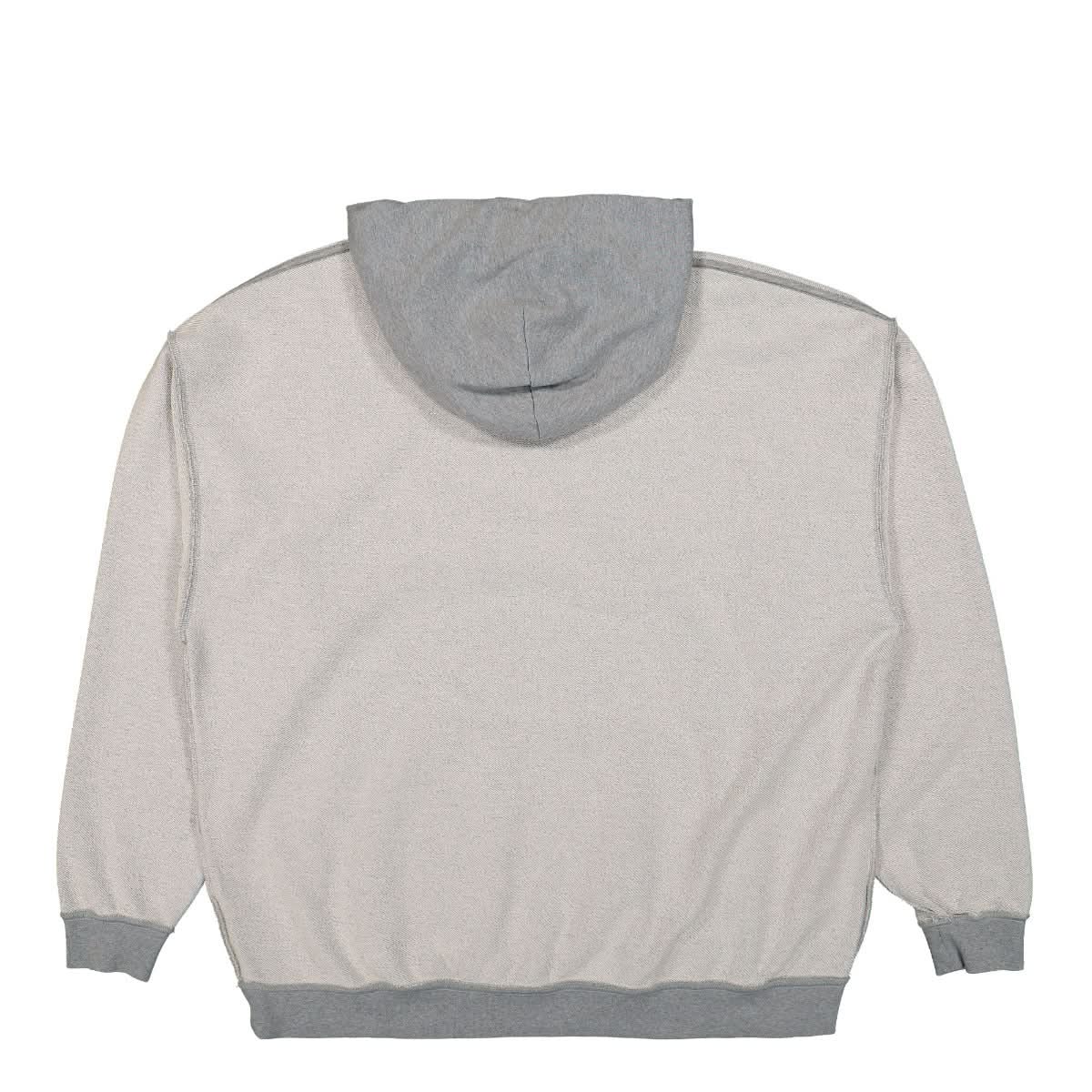 VETEMENTS All Grey Inside Out Hoodie Grey Detail view 2 | Gate