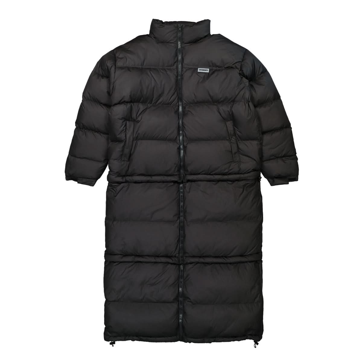 VETEMENTS Transformer Puffer Coat Black Detail view 1 | Gate