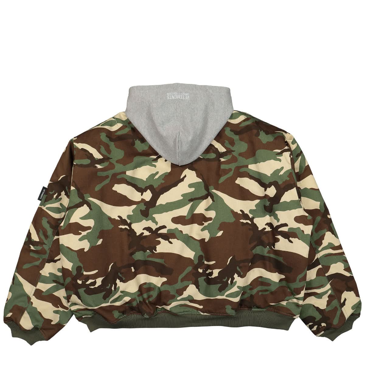 VETEMENTS Hooded Camo Bomber Camouflage Detail view 2 | Gate