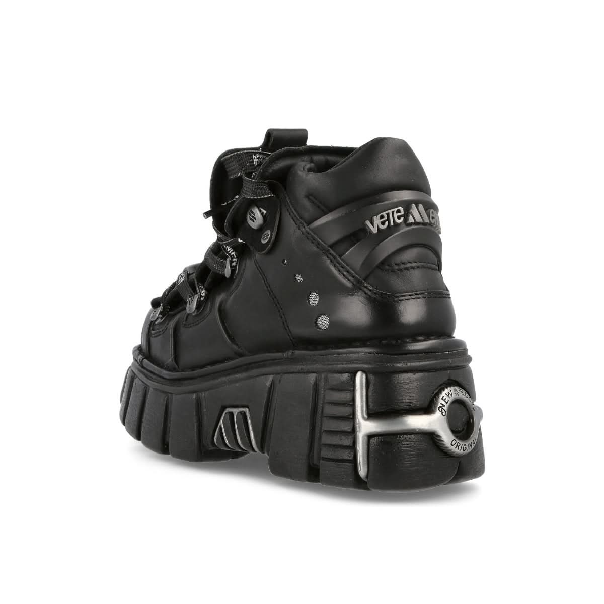 VETEMENTS New Rock Platform Sneakers Black Sneaker Detail view 3 | Gate