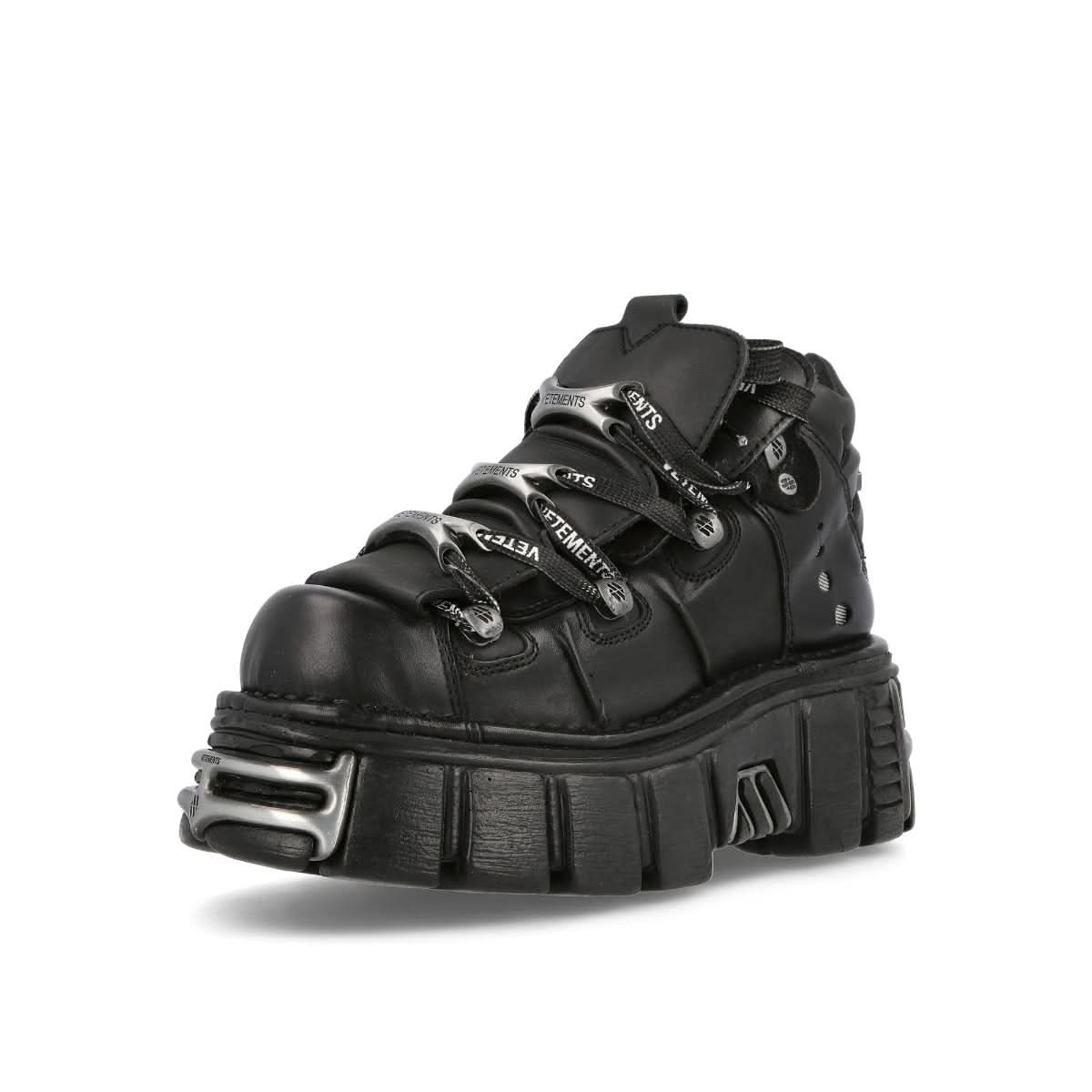 VETEMENTS New Rock Platform Sneakers Black Sneaker Detail view 4 | Gate