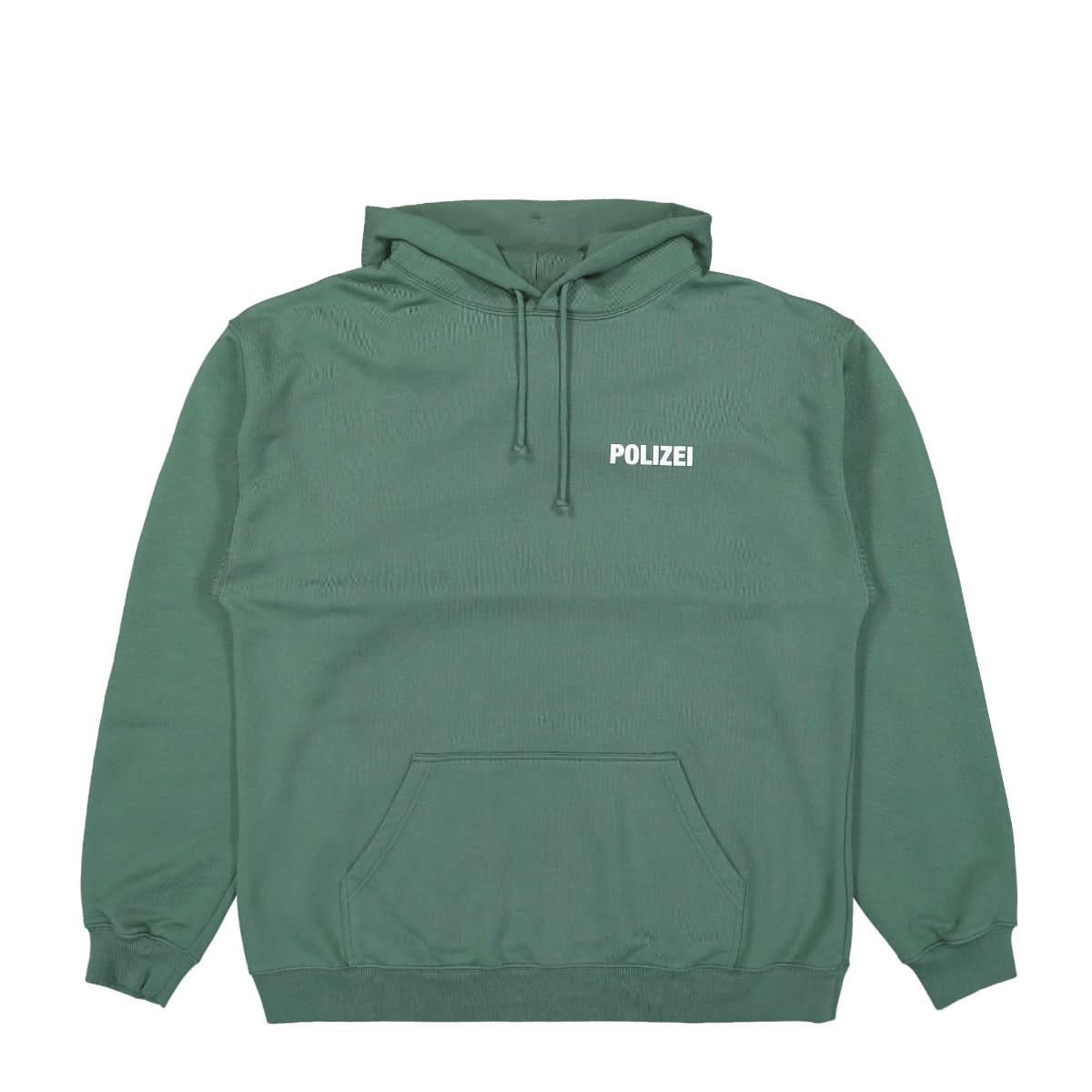 VETEMENTS Polizei Hoodie Green Detail view 1 | Gate