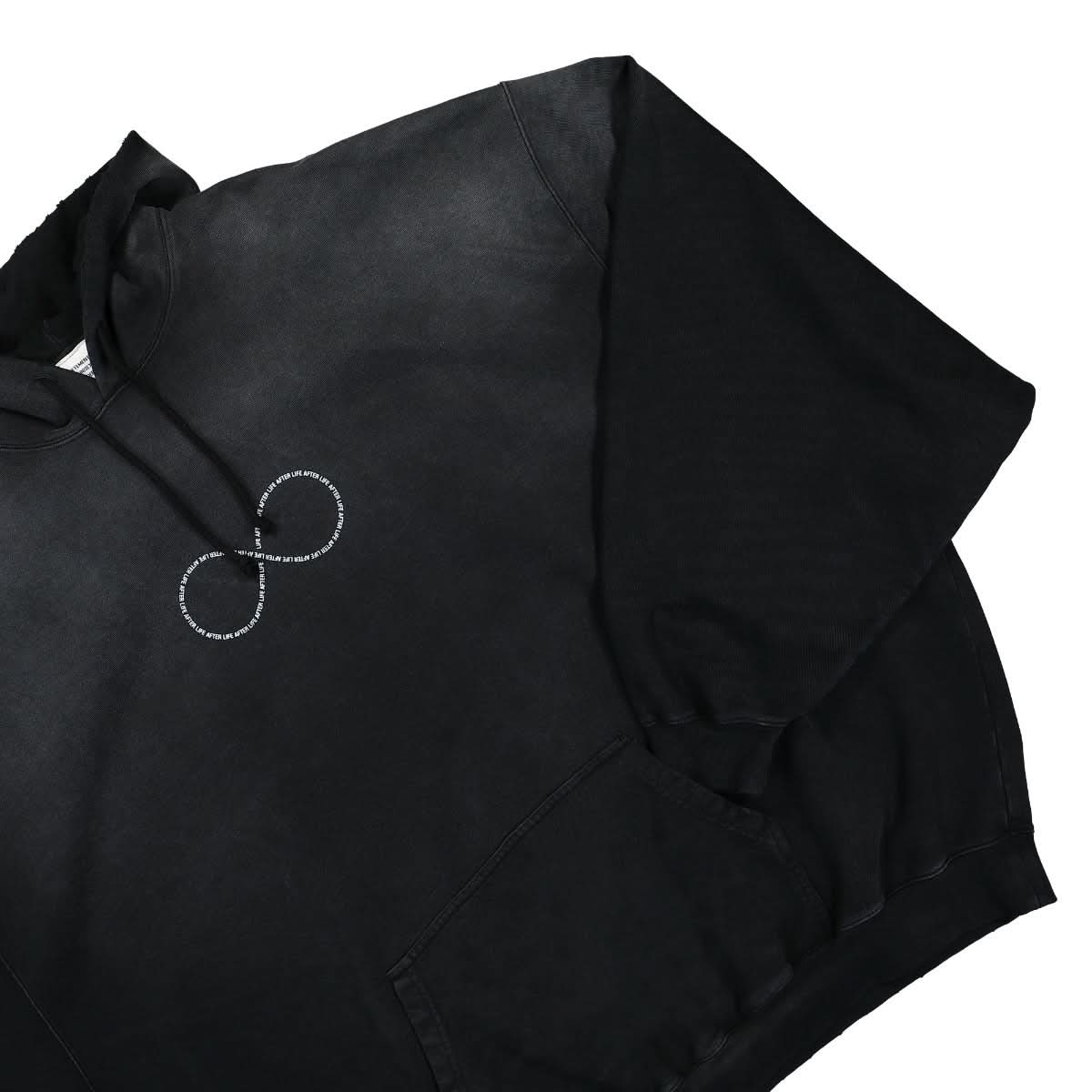 VETEMENTS Life After Life Infinity Hoodie Black Detail view 4 | Gate
