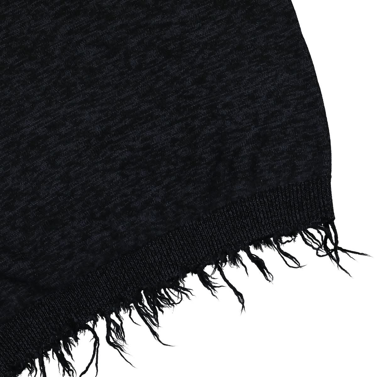 VETEMENTS V-Logo Knitted Sweater Black,Blue Detail view 4 | Gate