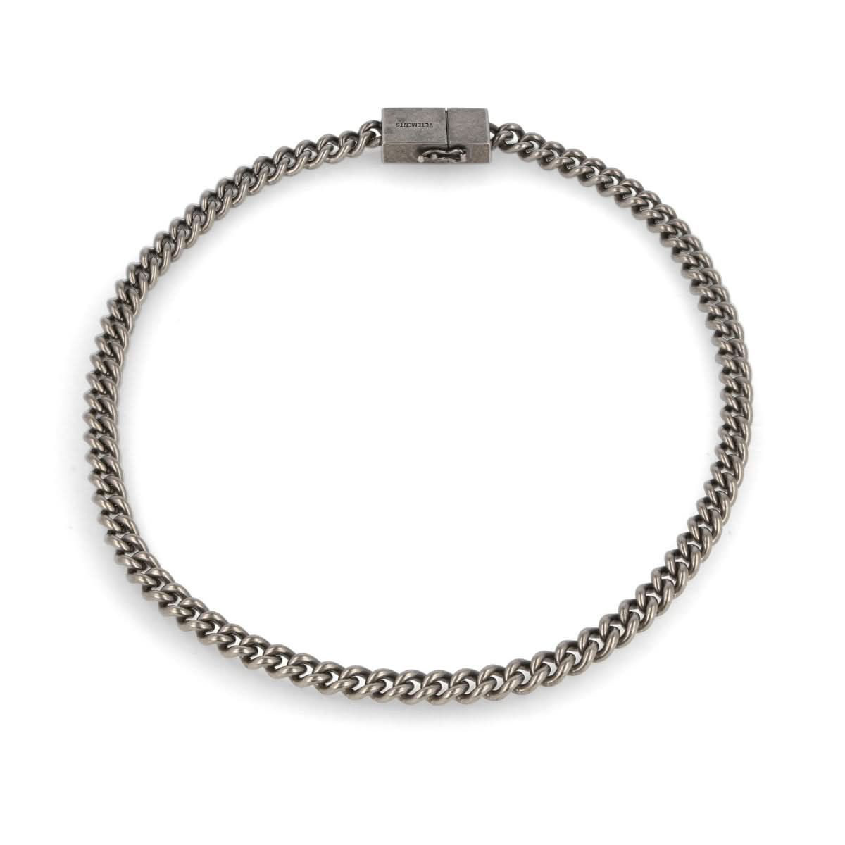 VETEMENTS USB Necklace Silver Detail view 4 | Gate