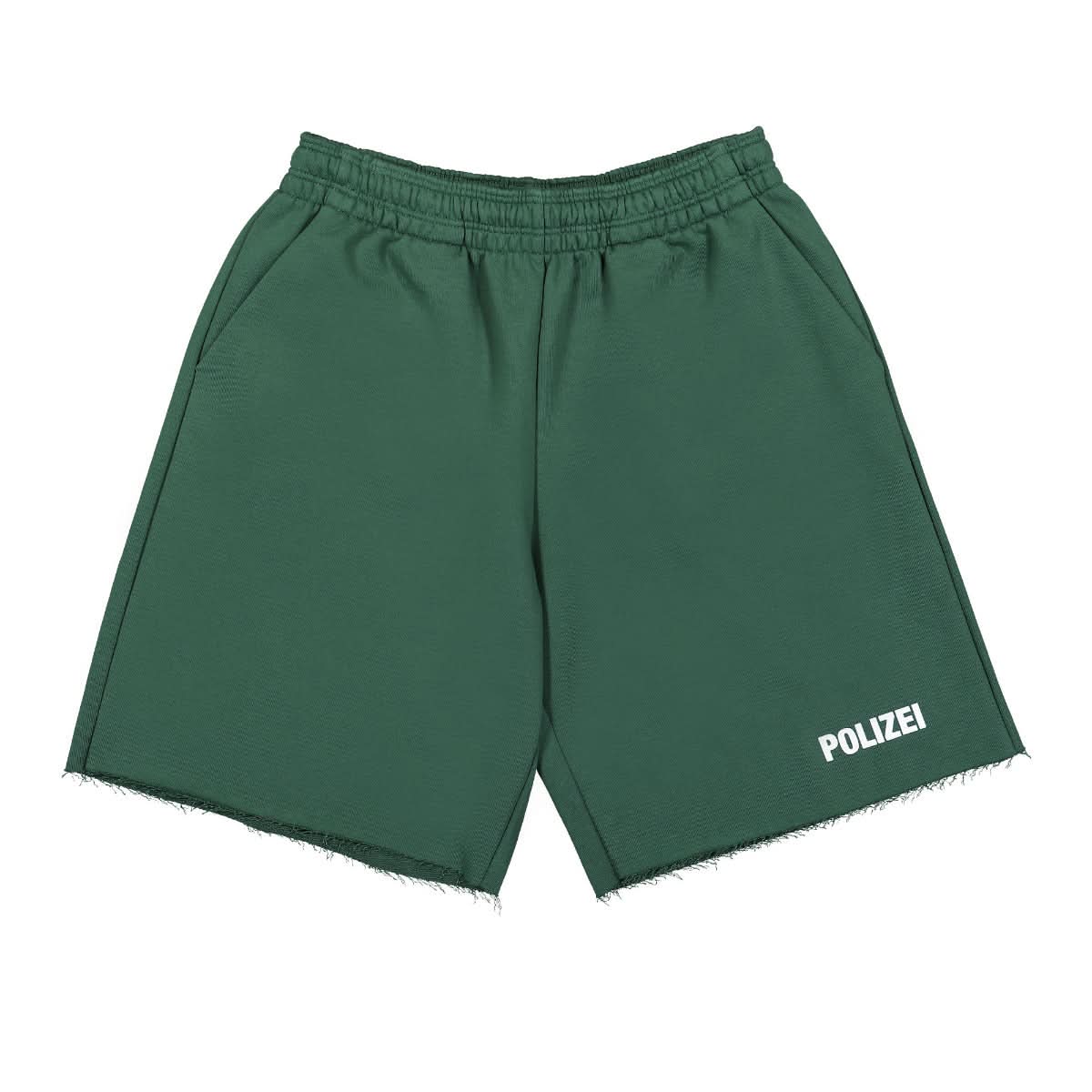 VETEMENTS Polizei Shorts Green Detail view 1 | Gate