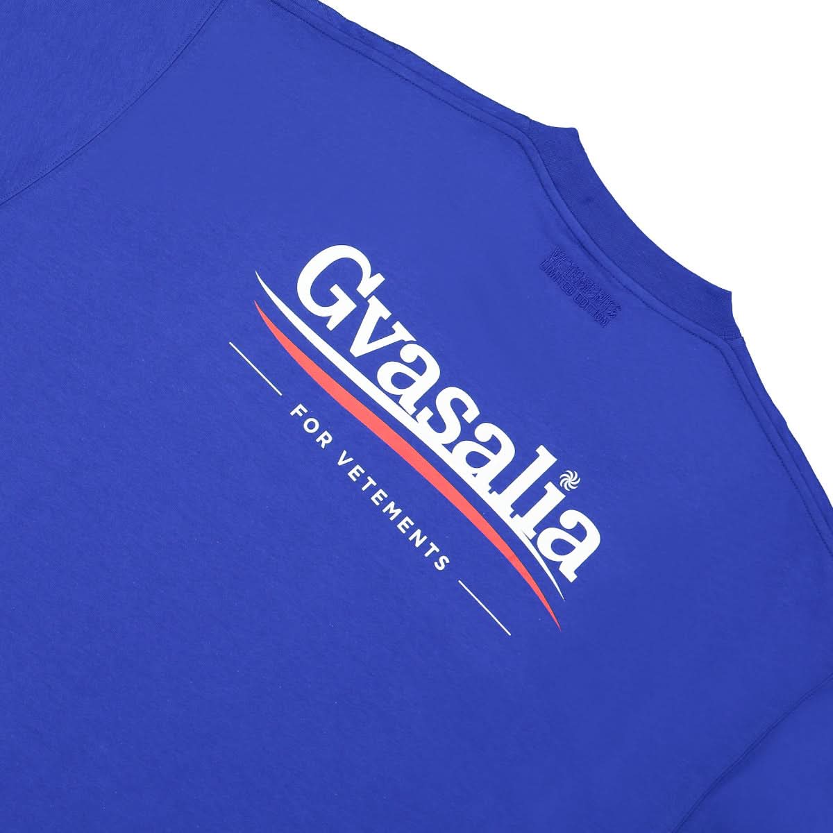 VETEMENTS T-Shirt Blue Detail view 4 | Gate