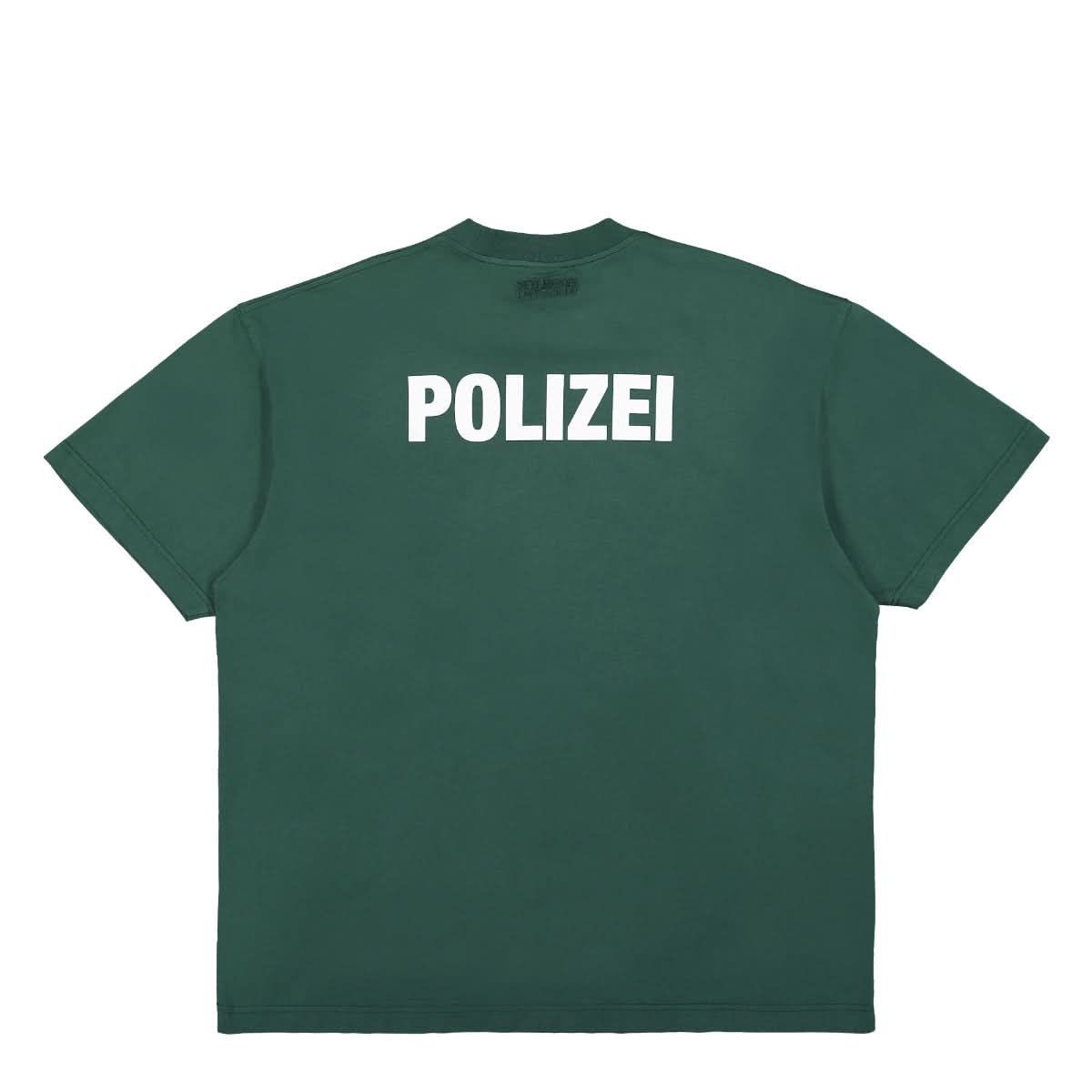 VETEMENTS Polizei T-Shirt Green Detail view 2 | Gate
