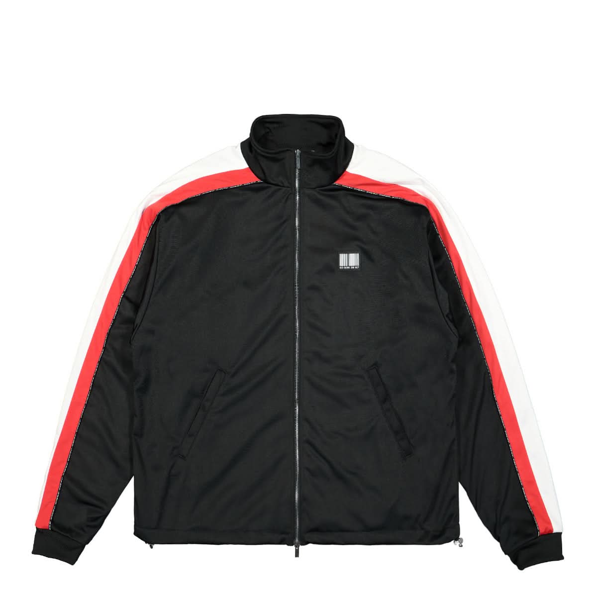 VTMNTS Tailored Tracksuit Jacket Black Detail view 1 | Gate