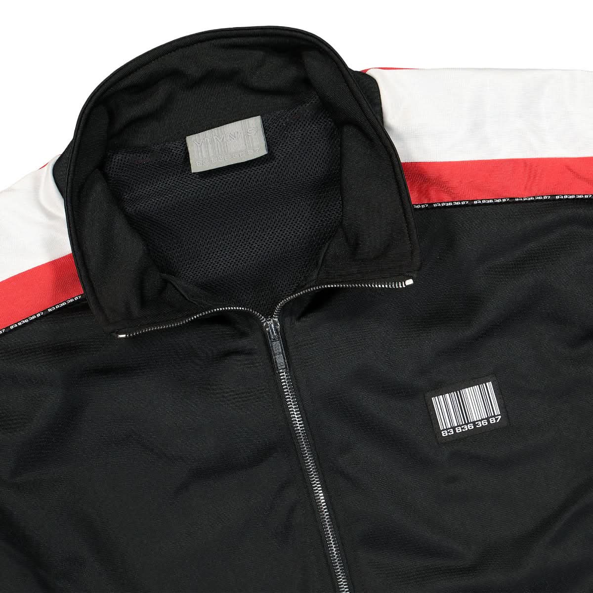 VTMNTS Tailored Tracksuit Jacket Black Detail view 3 | Gate