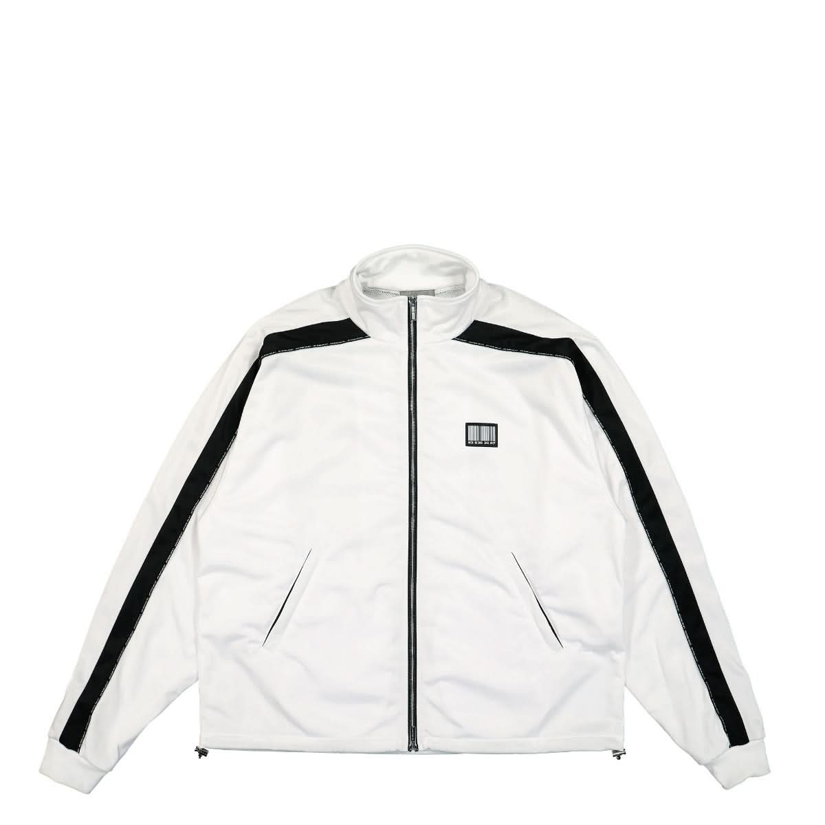VTMNTS Tailored Tracksuit Jacket White Detail view 1 | Gate
