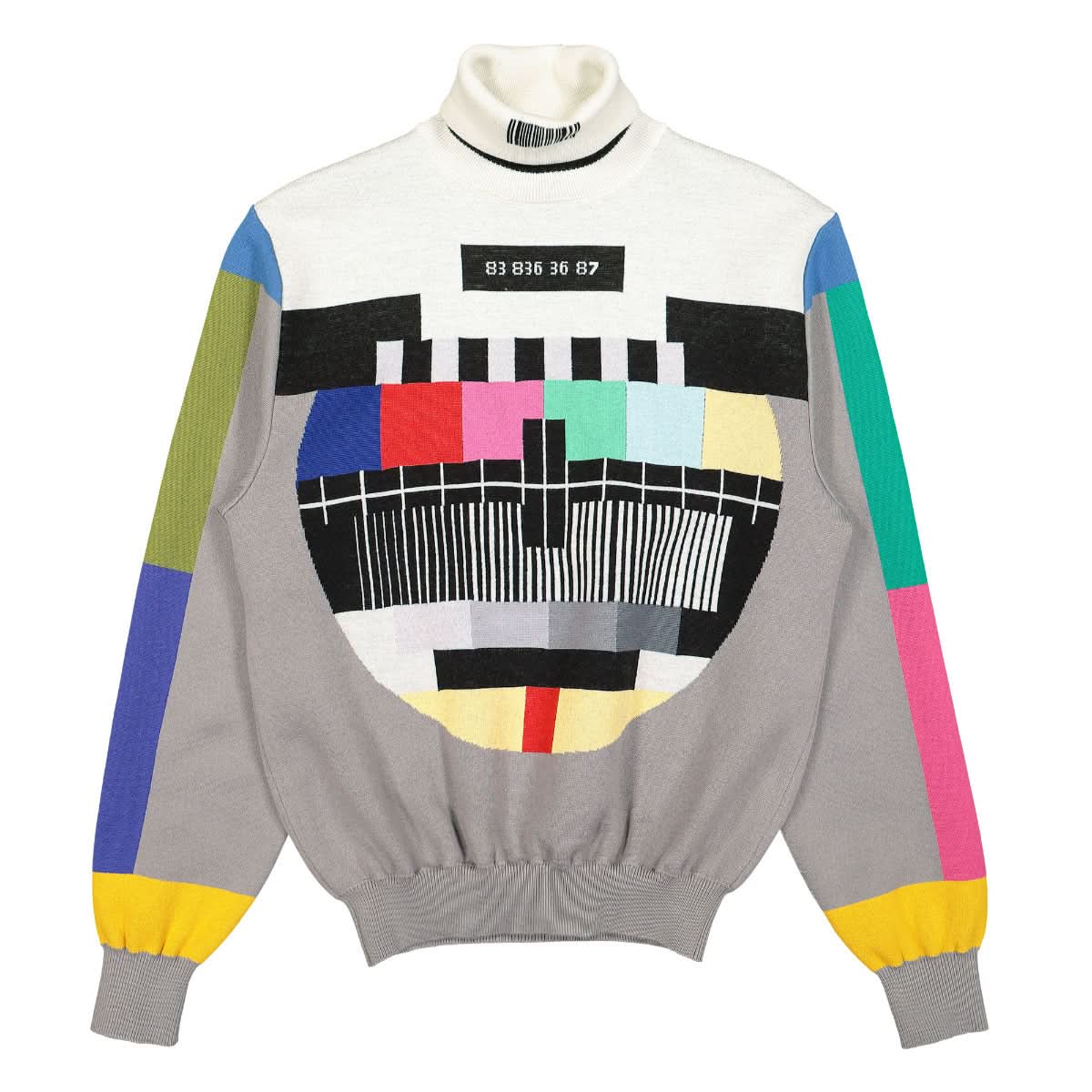 VTMNTS TV Branded Turtleneck Multicolor Detail view 1 | Gate