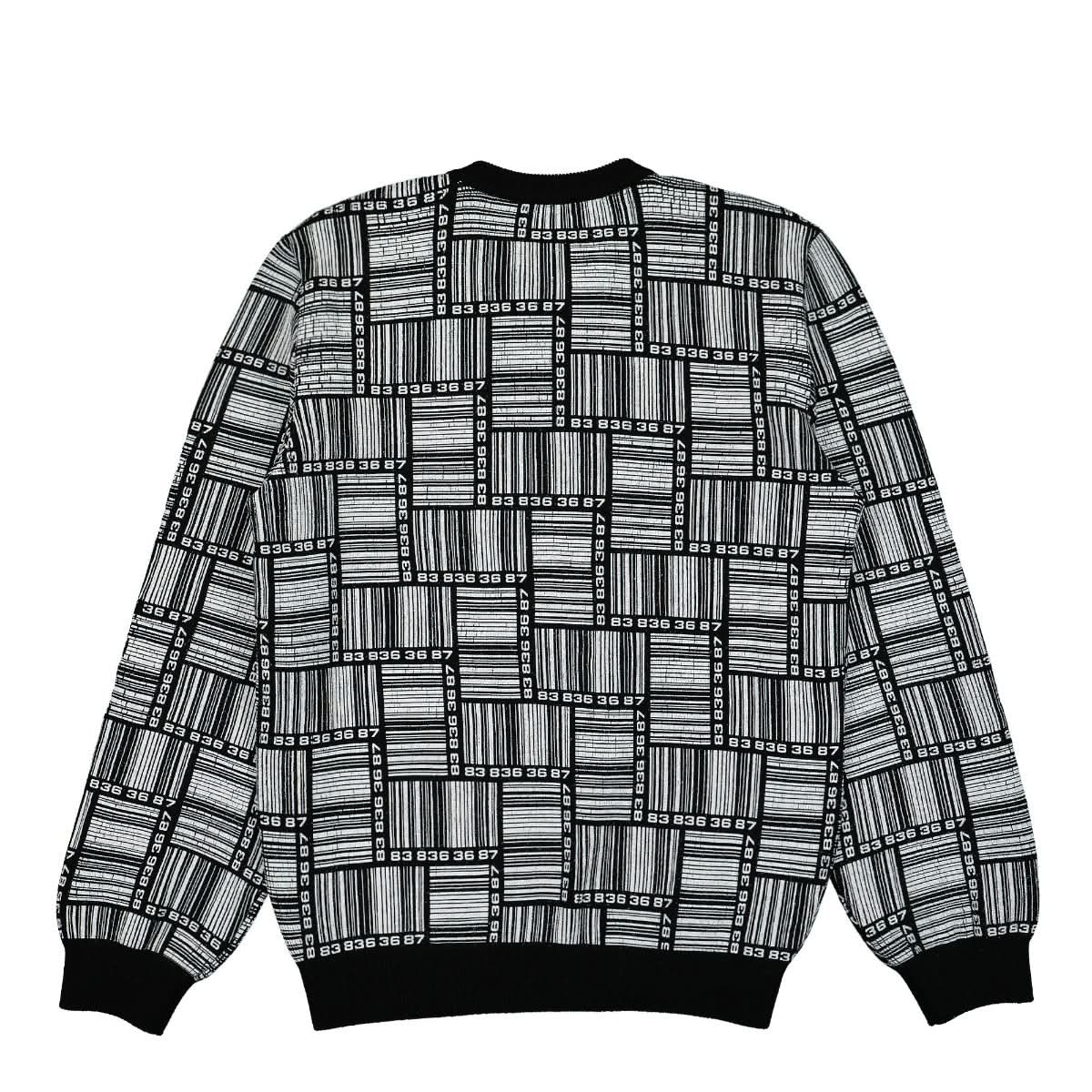 VTMNTS Barcode Monogram Sweater Black,White Detail view 1 | Gate