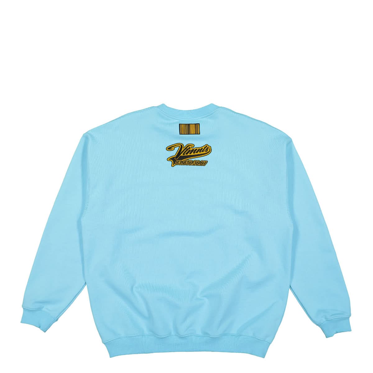 VTMNTS College Sweatshirt Blue Detail view 2 | Gate