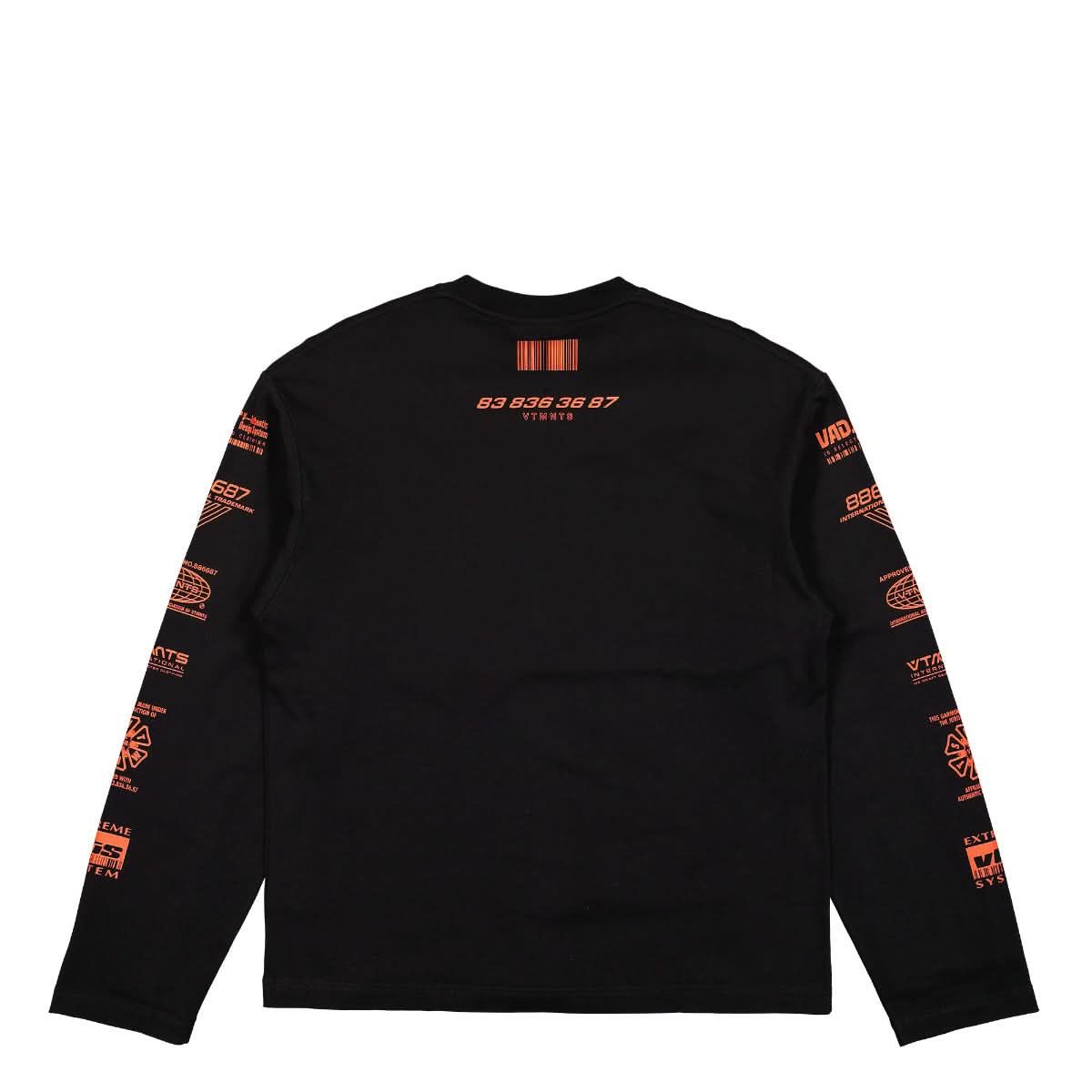 VTMNTS All Rights Reserved Longsleeve Black Detail view 2 | Gate