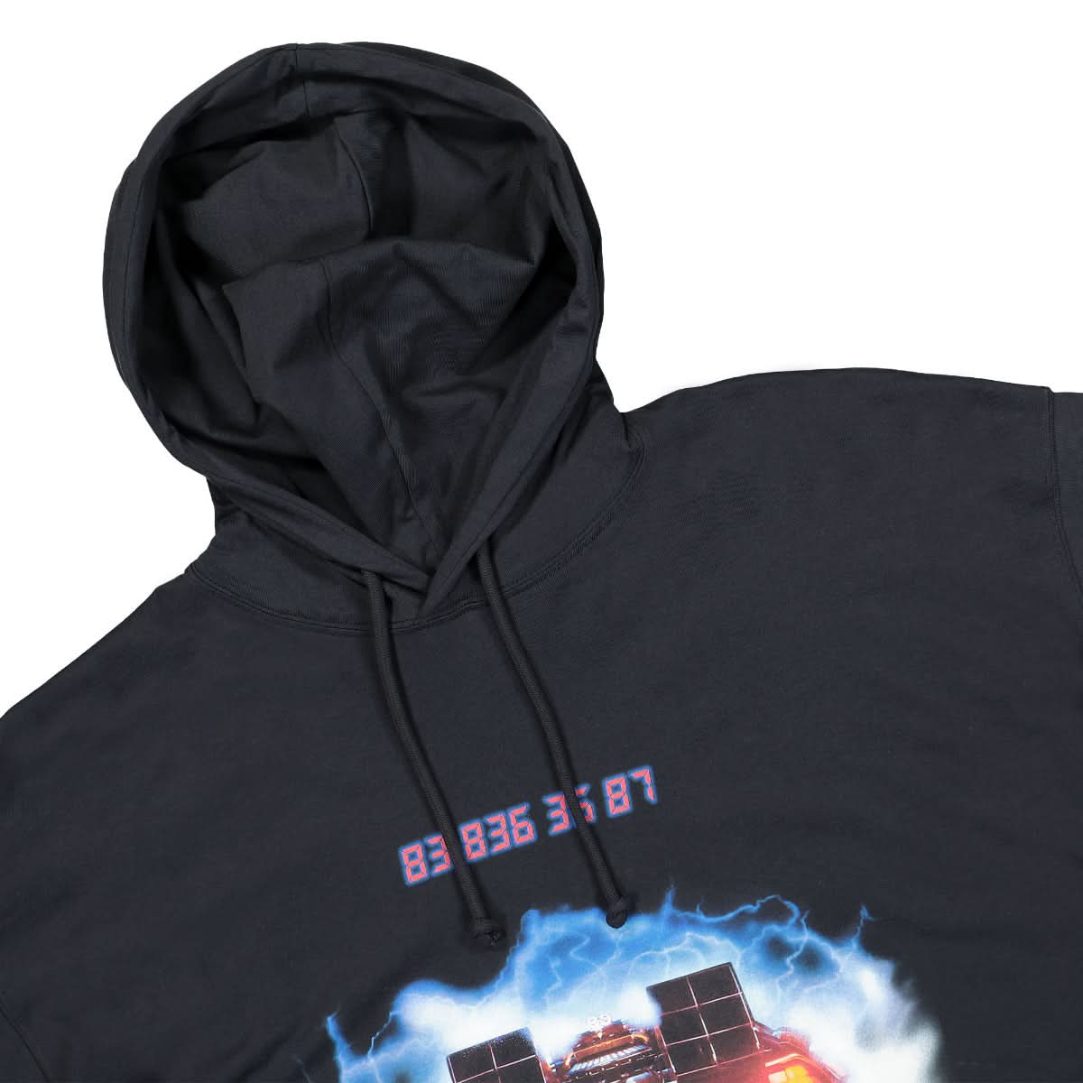 VTMNTS Back to the Future Jersey Hoodie Black Detail view 3 | Gate