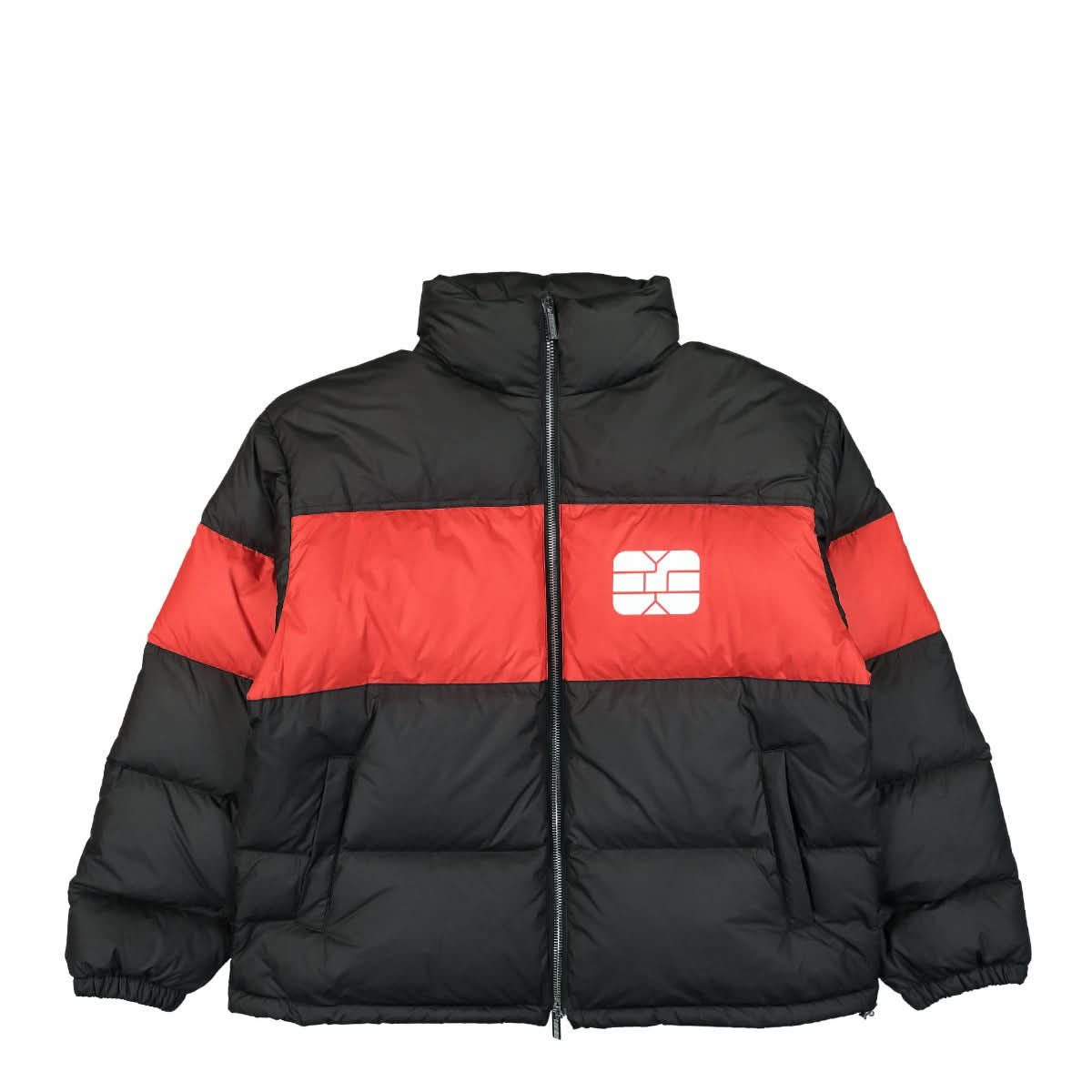 VTMNTS Sim Card Puffer Jacket Black,Red Detail view 1 | Gate