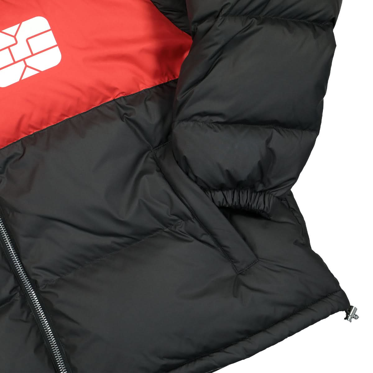 VTMNTS Sim Card Puffer Jacket Black,Red Detail view 4 | Gate