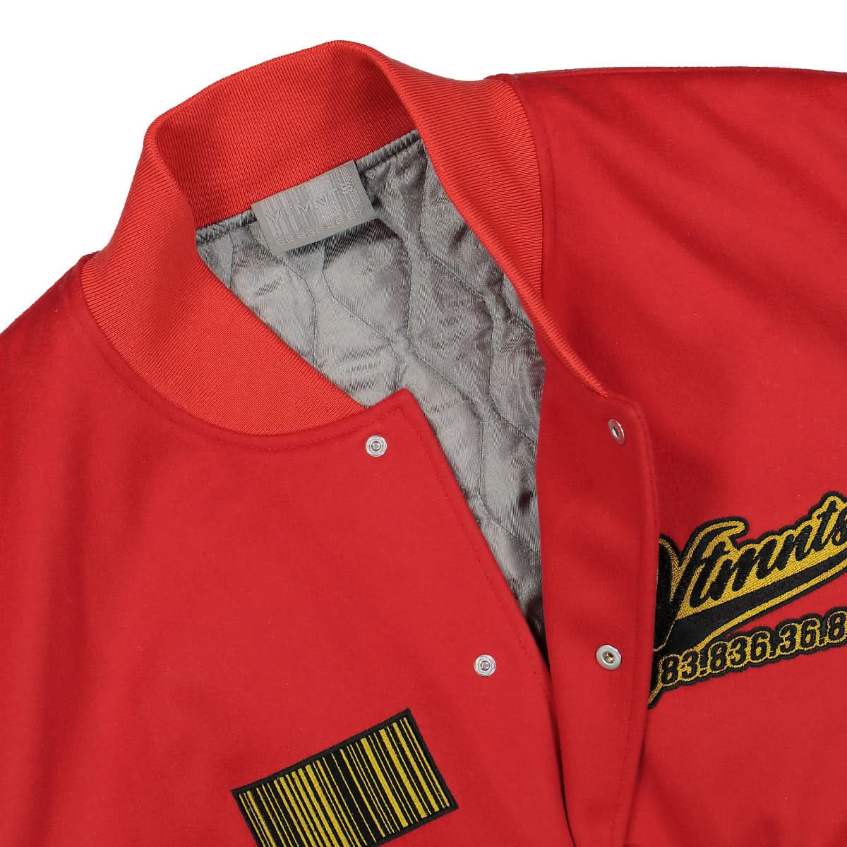 VTMNTS College Jacket White,Red Detail view 3 | Gate
