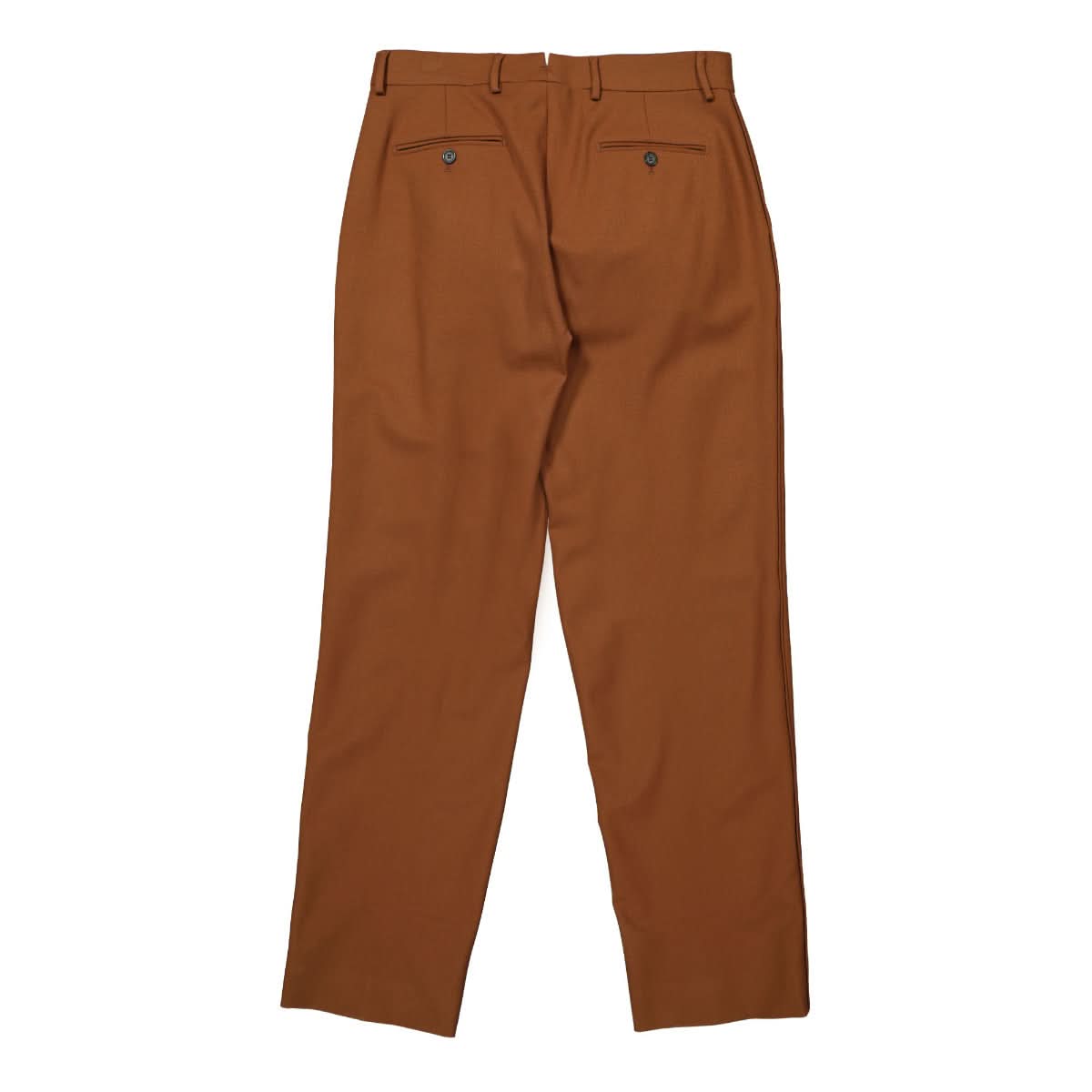 VTMNTS Plain Tailored Pants Brown Detail view 1 | Gate