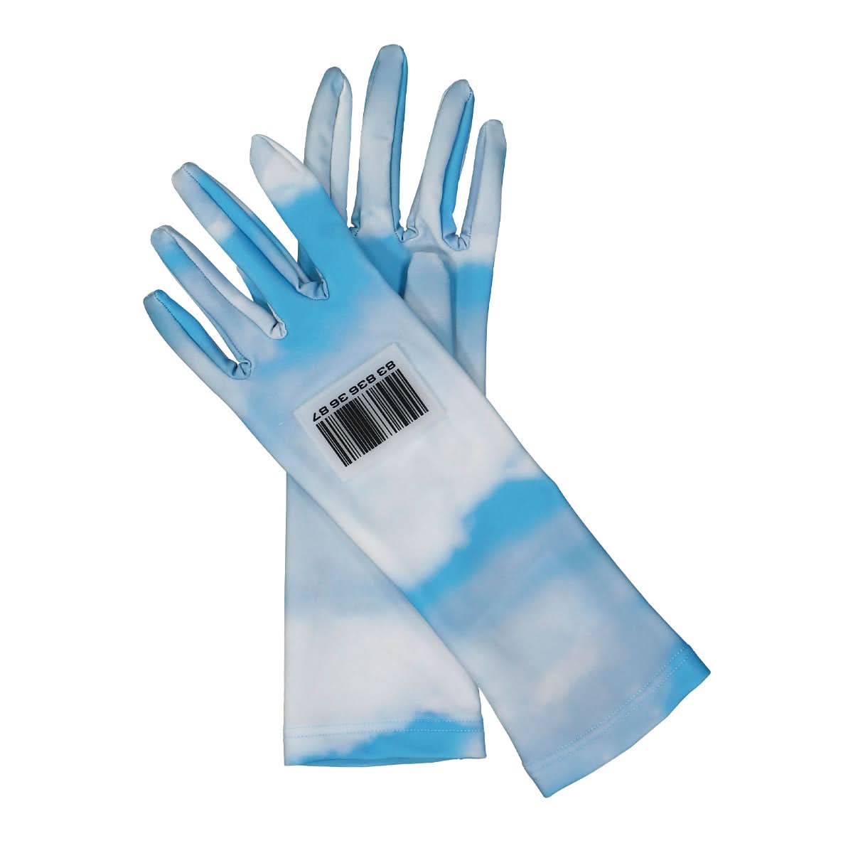 VTMNTS Sky Skin Tight Gloves White,Blue Detail view 1 | Gate
