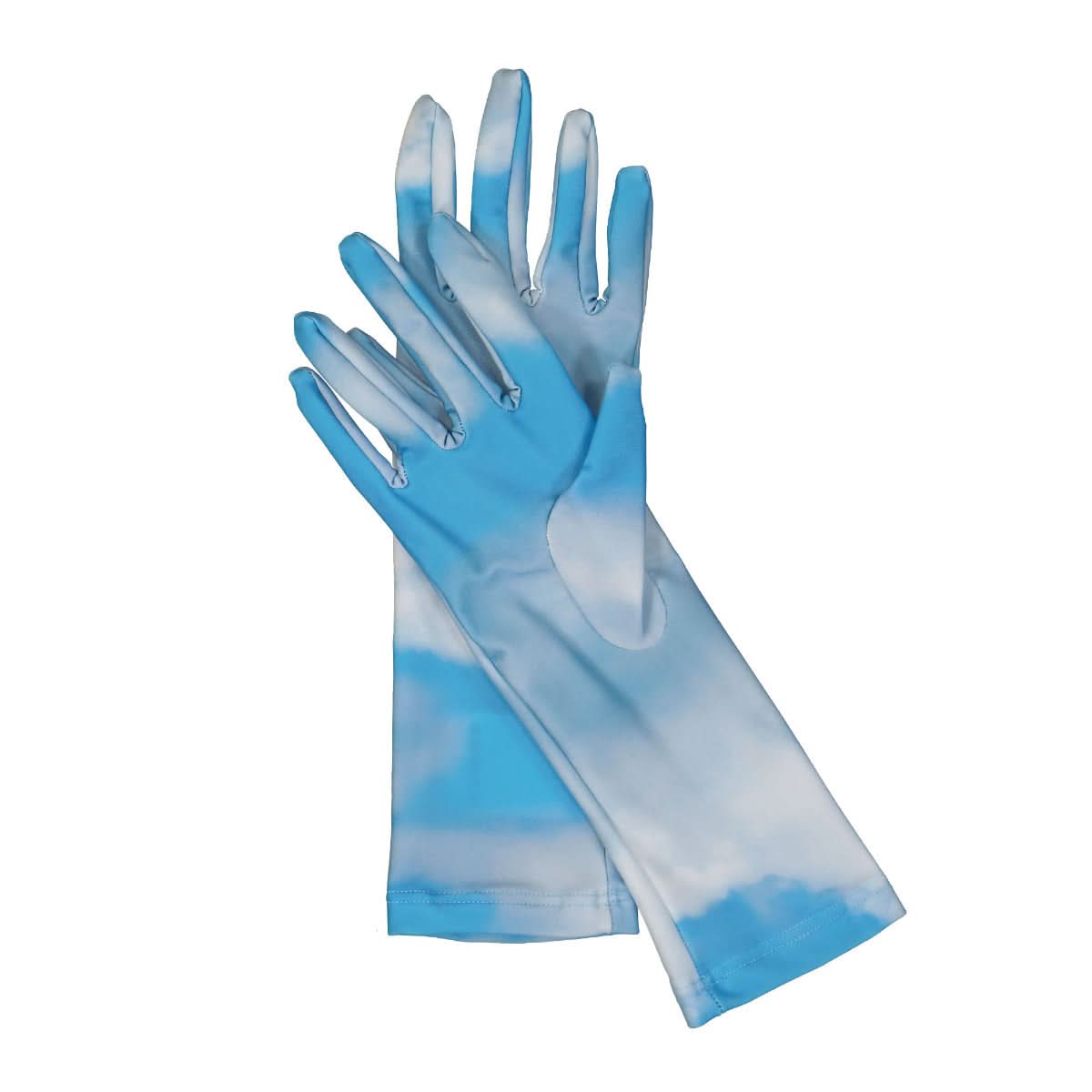 VTMNTS Sky Skin Tight Gloves White,Blue Detail view 2 | Gate