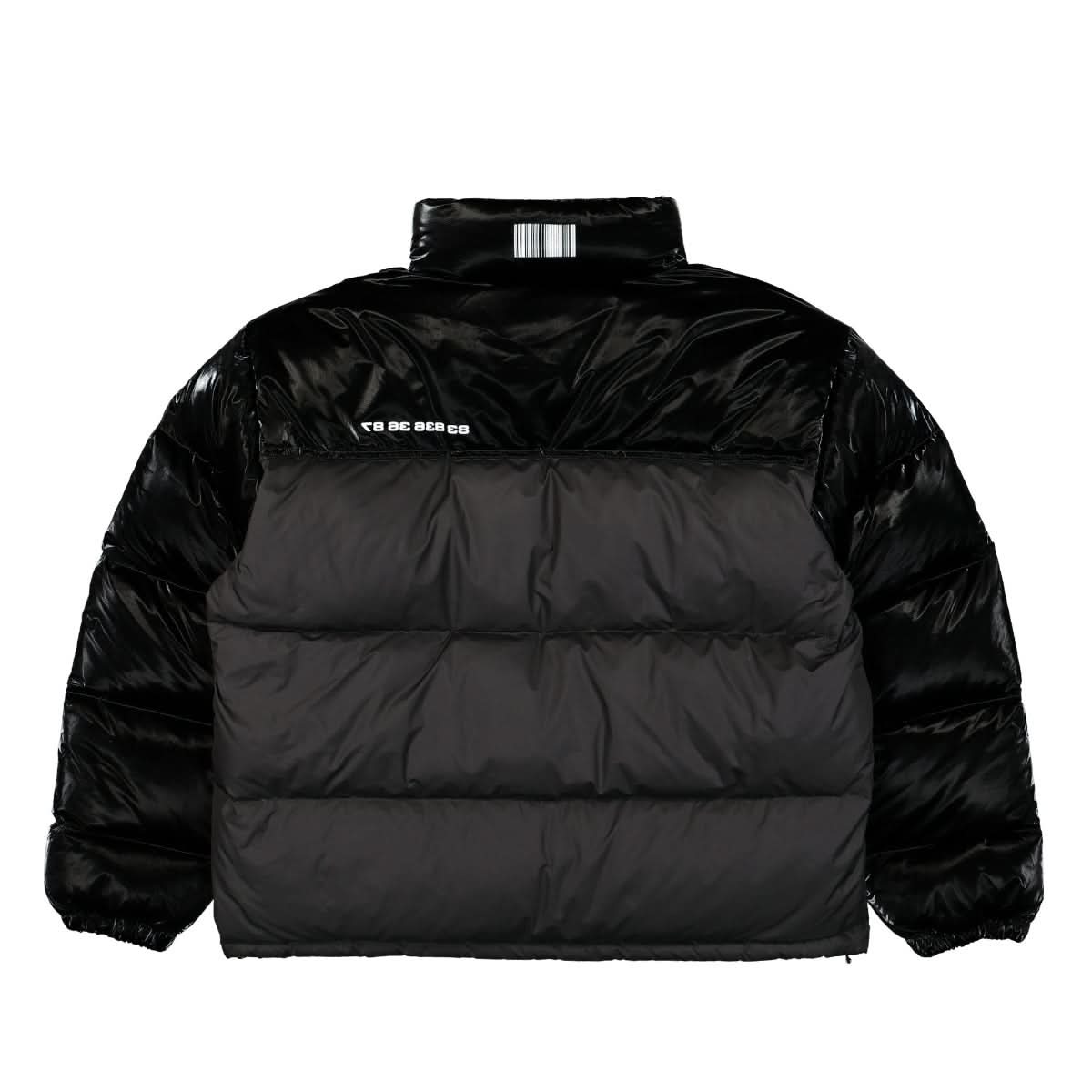 VTMNTS Color Block Puffer Jacket Black Detail view 2 | Gate