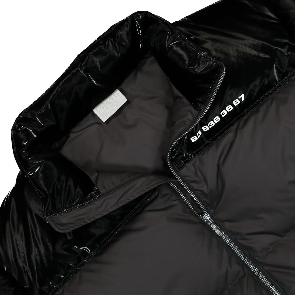 VTMNTS Color Block Puffer Jacket Black Detail view 3 | Gate