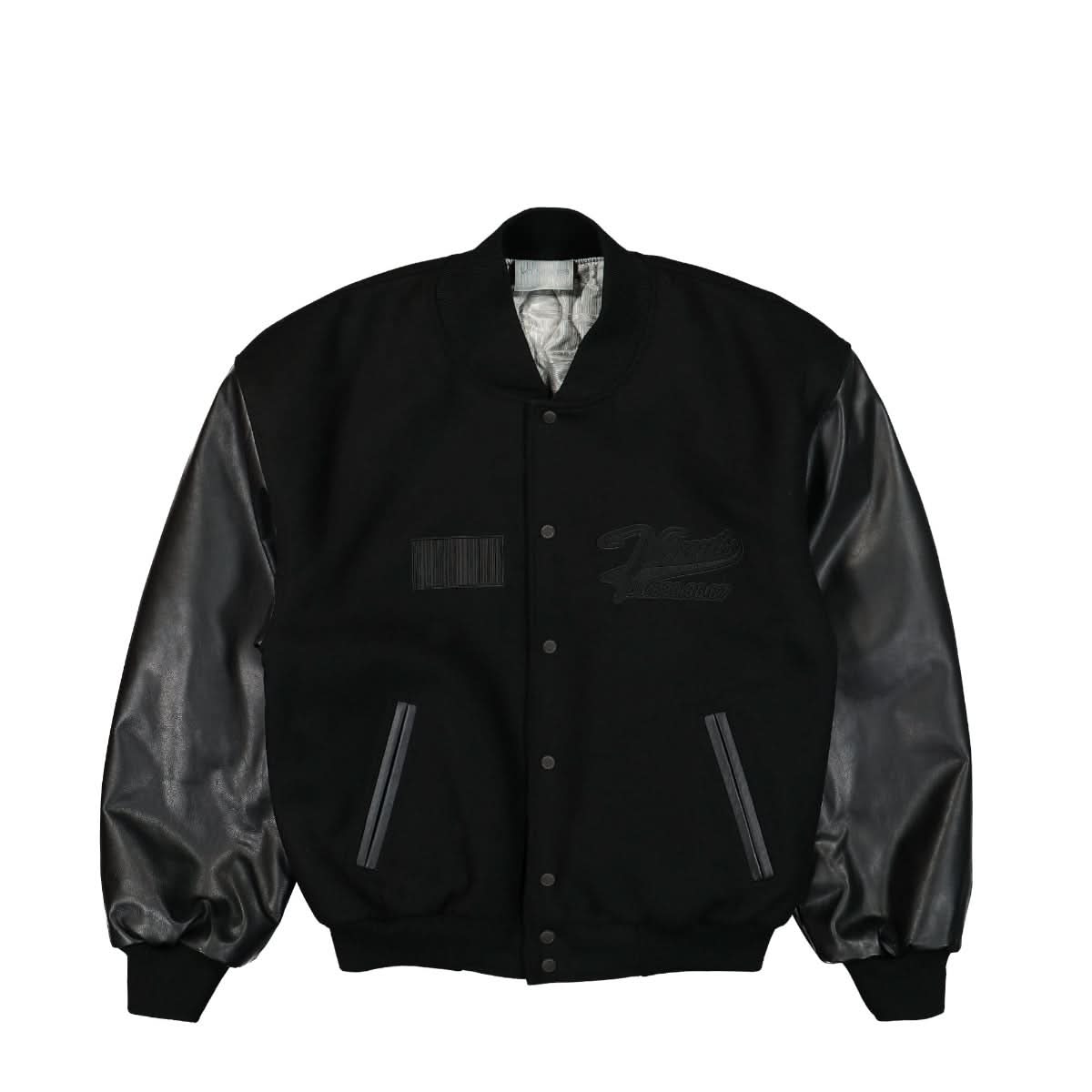 VTMNTS College Jacket Black Detail view 1 | Gate