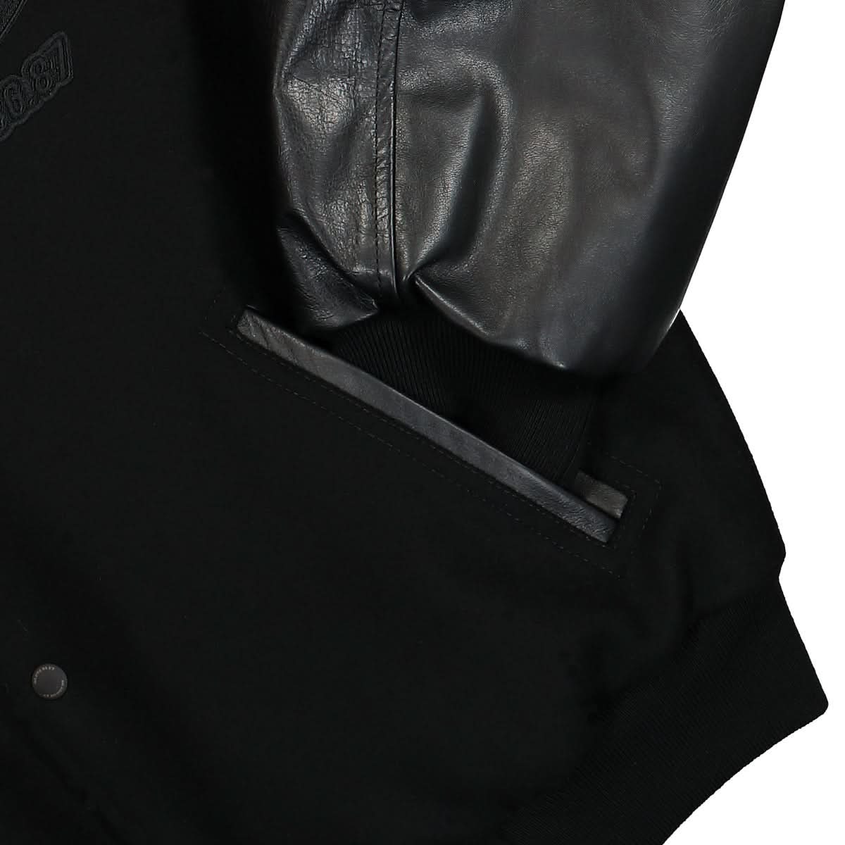 VTMNTS College Jacket Black Detail view 4 | Gate
