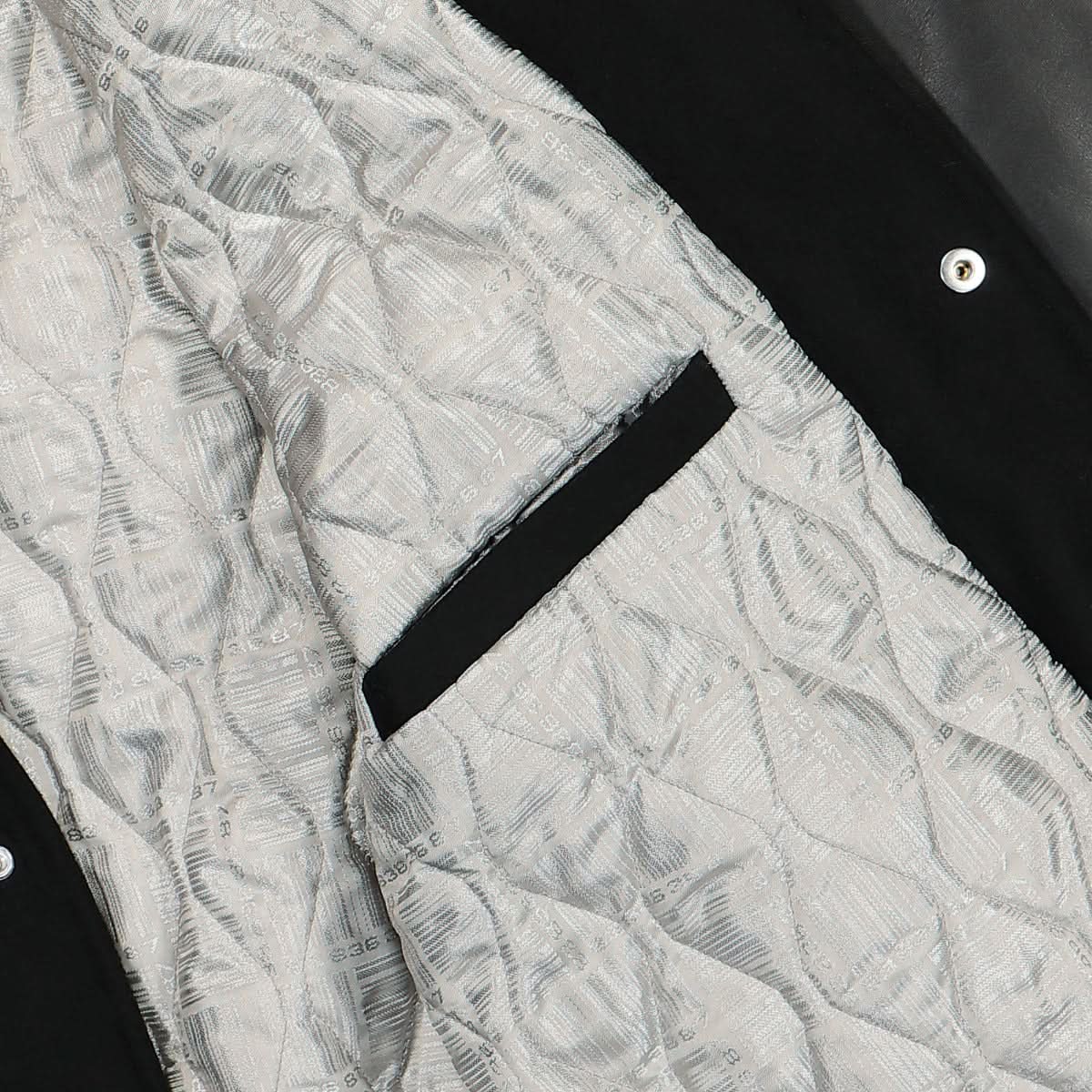 VTMNTS College Jacket Black Detail view 5 | Gate