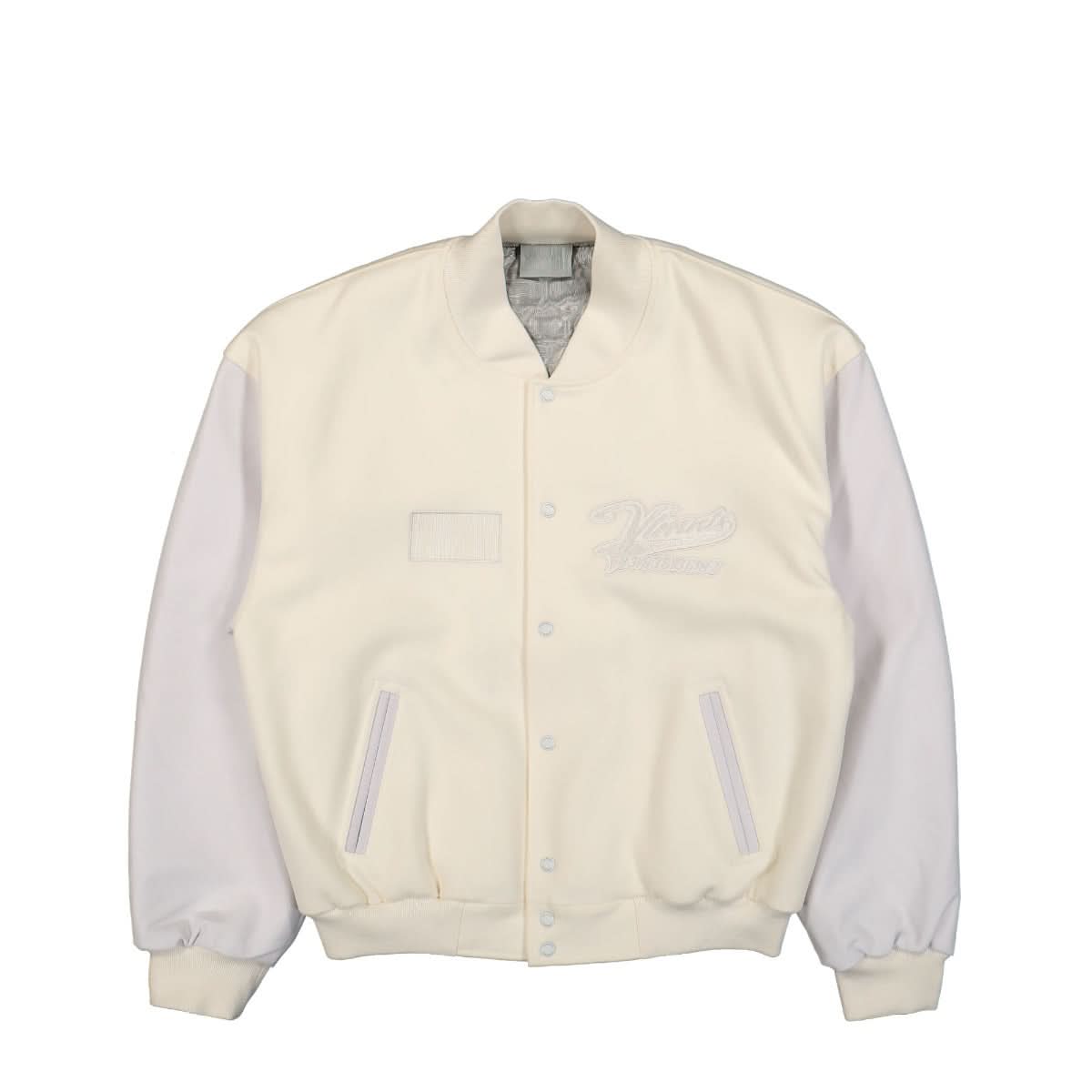 VTMNTS College Jacket Beige,White Detail view 1 | Gate