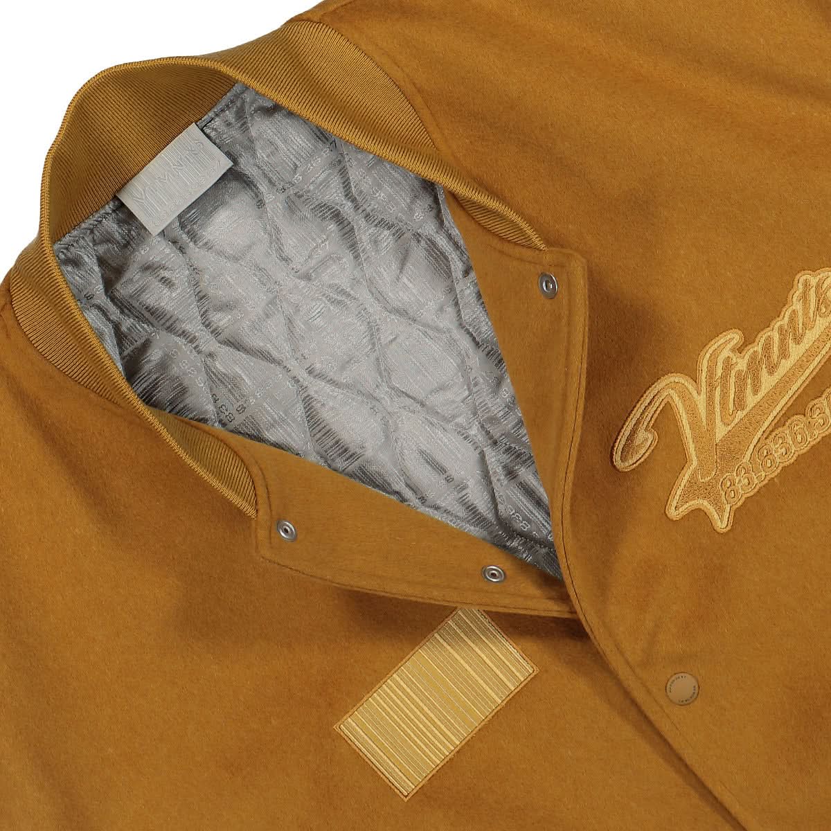 VTMNTS College Jacket Brown,White Detail view 3 | Gate
