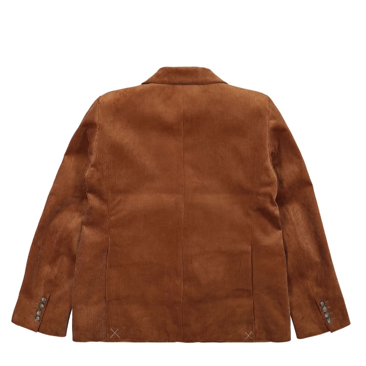 VTMNTS Corduroy Tailored Jacket Brown Detail view 2 | Gate