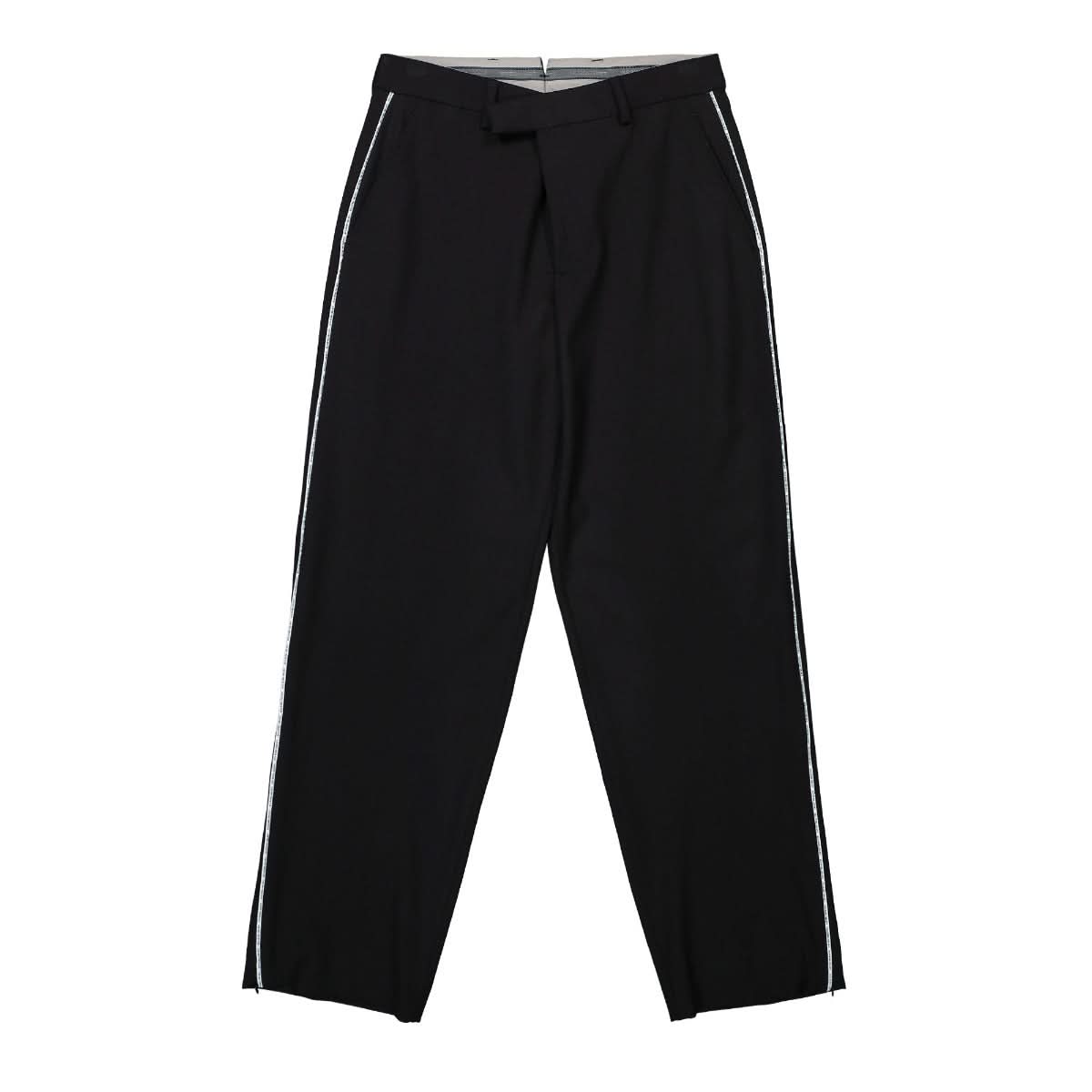VTMNTS Numbered Tailored Pants Black Detail view 1 | Gate